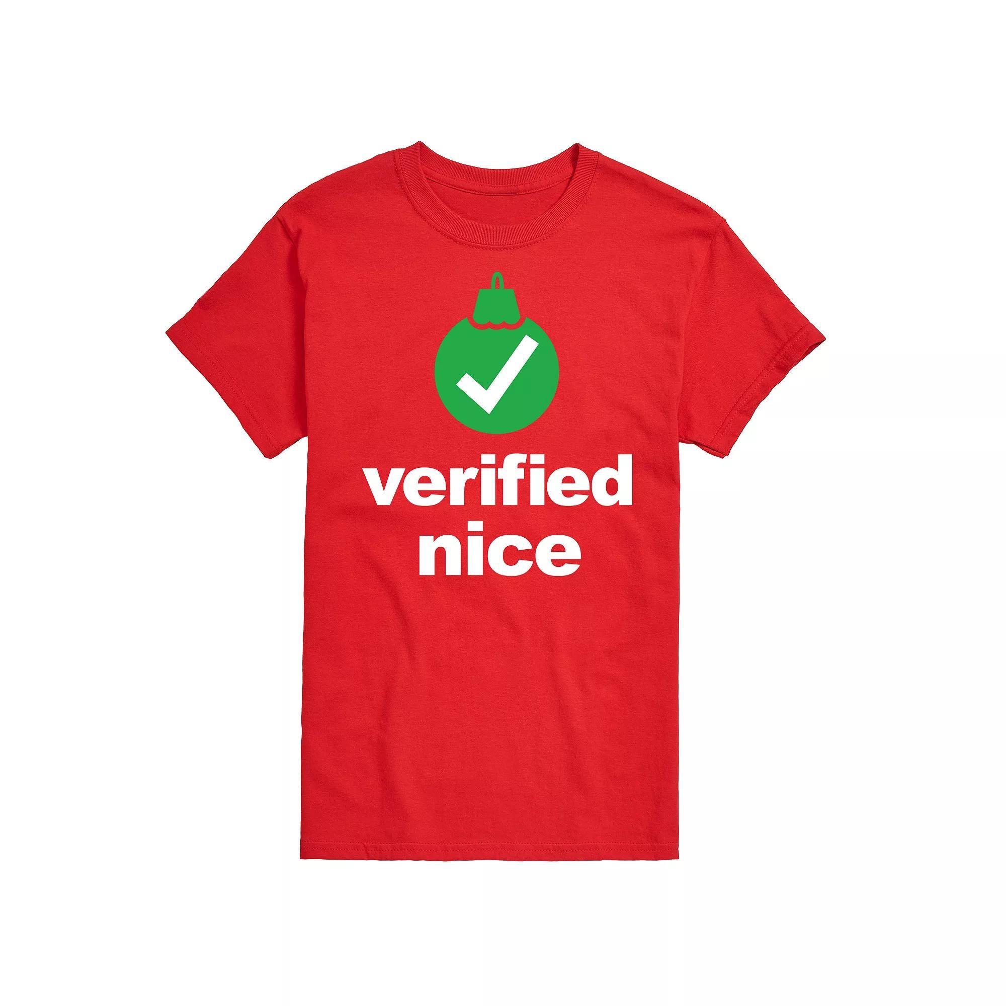 Big & Tall Verified Nice Graphic Tee, Men's,  Product Image