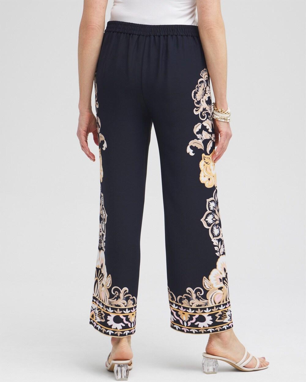 Floral Wide Leg Soft Pants Product Image