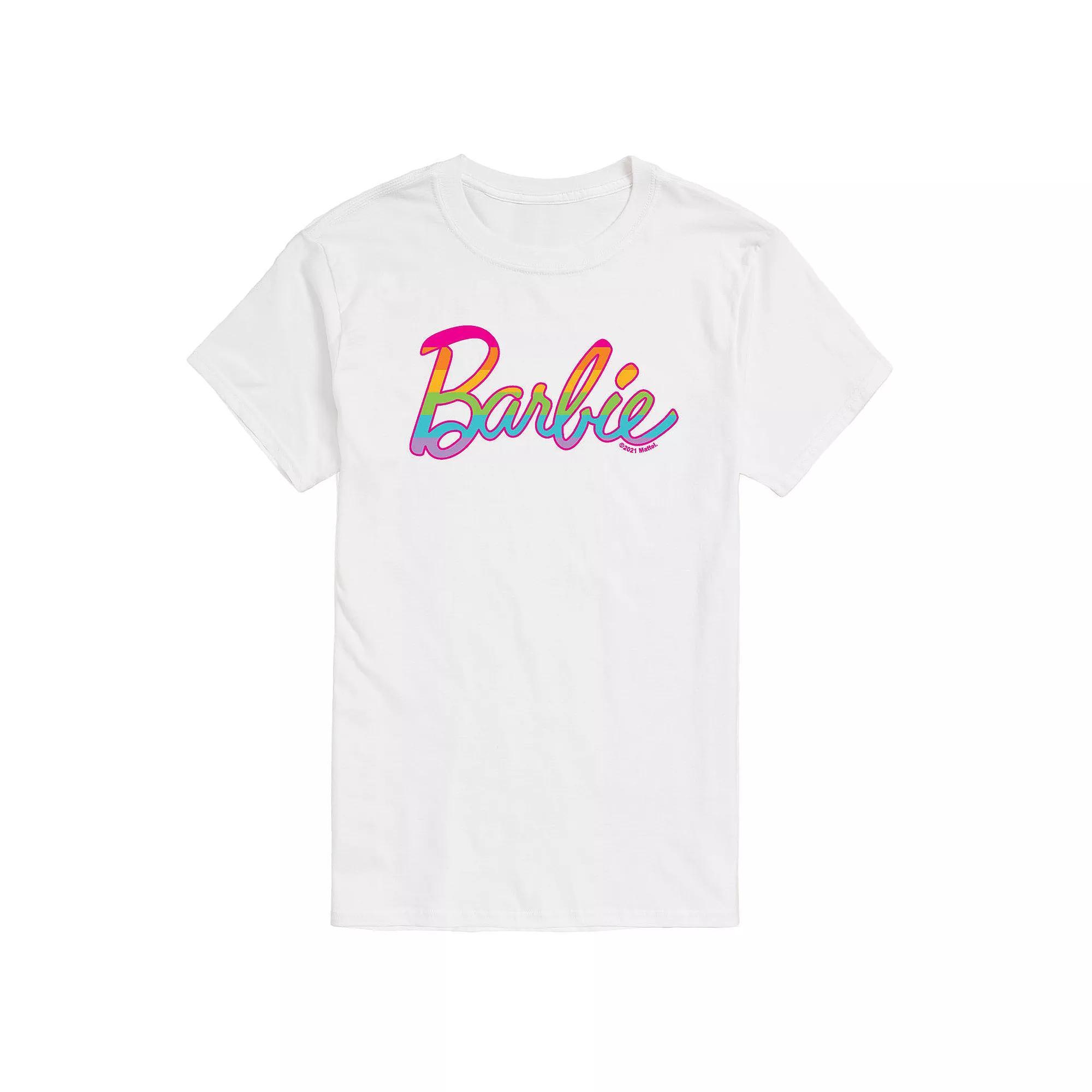 Men's Barbie Pride Rainbow Tee,  Product Image