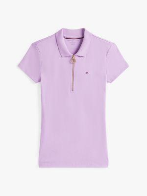 Slim Fit Zip Polo Product Image