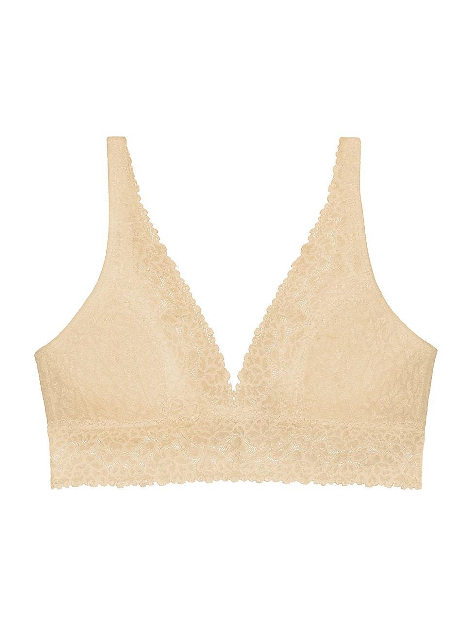 Womens Stretch Lace Plunge Bra Product Image