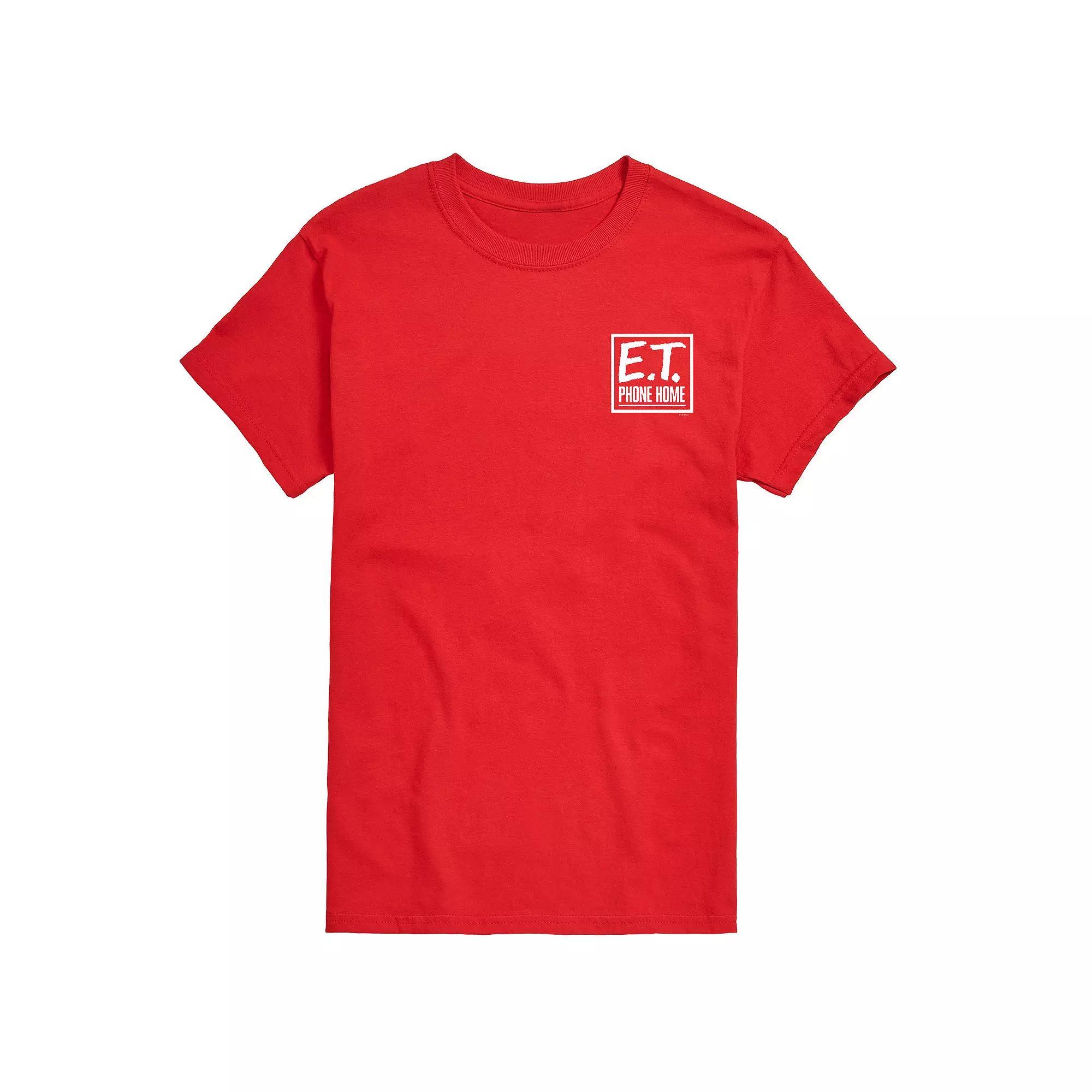 Big & Tall E.T. Phone Home Graphic Tee, Men's, Size: 3XL Tall, Red Product Image