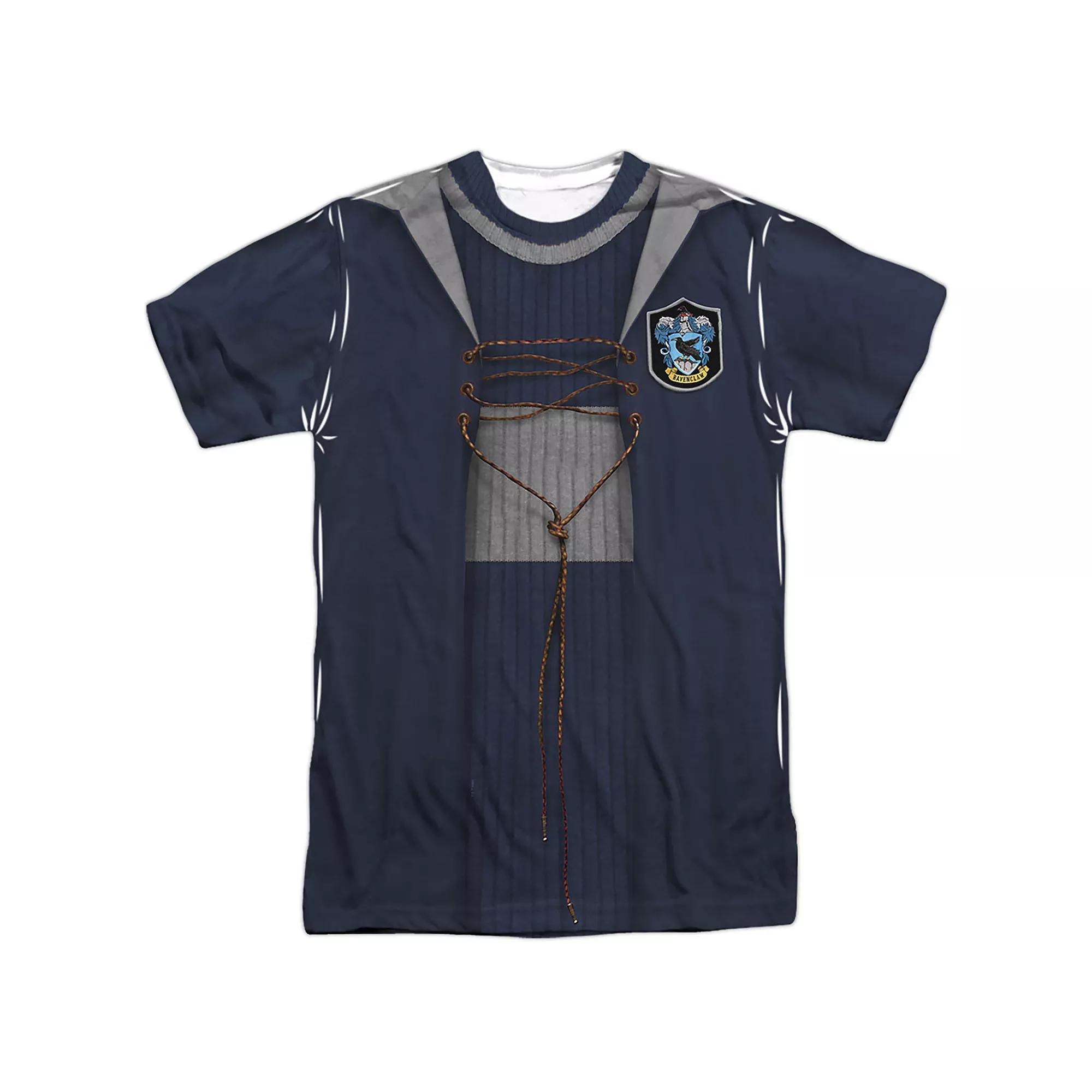 Men's Harry Potter Ravenclaw Quidditch Uniform Sublimated Graphic Tee, Size: Small, Black Product Image