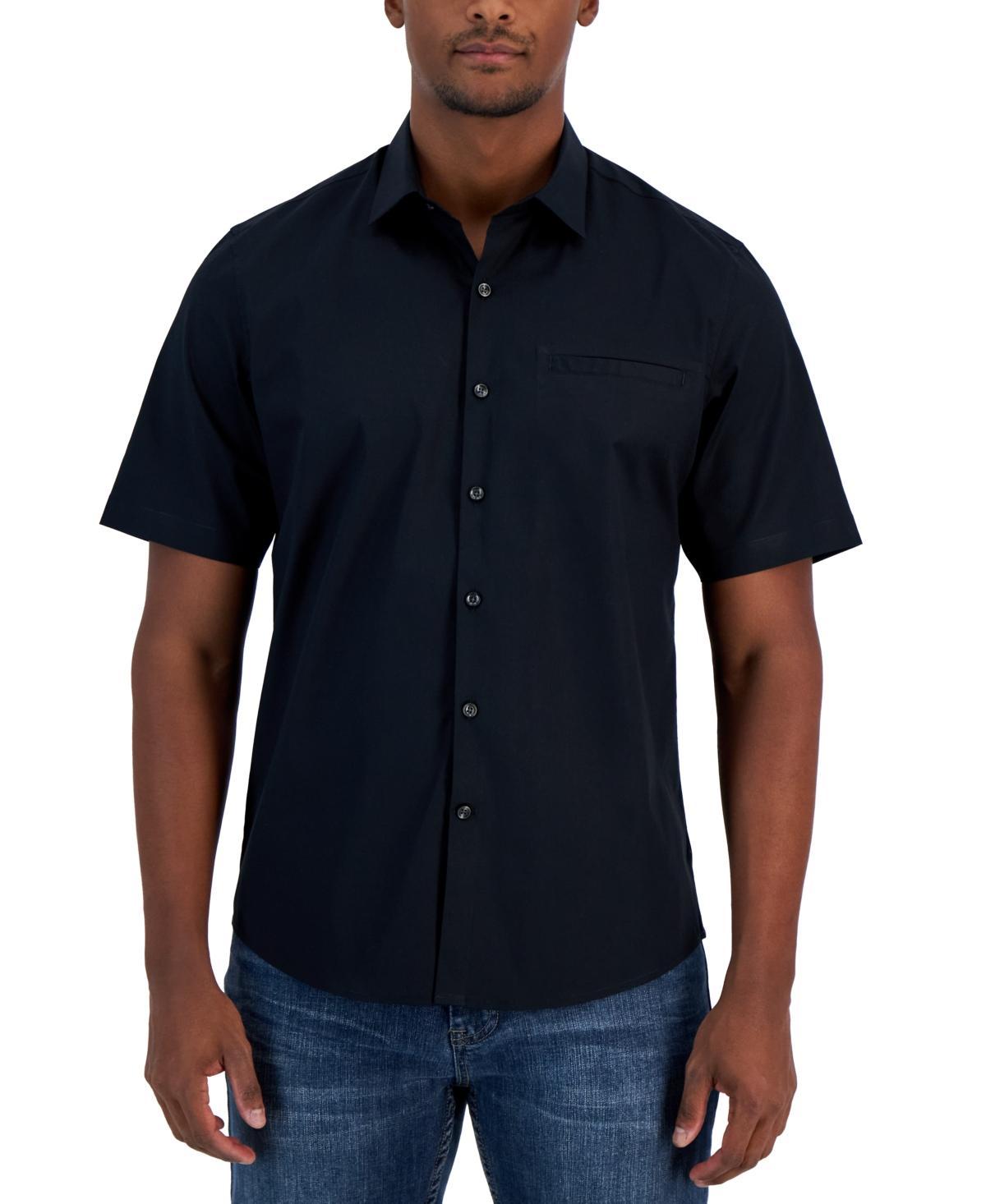 Alfani Mens Modern Classic-Fit Stretch Solid Button-Down Shirt, Created for Macys Product Image