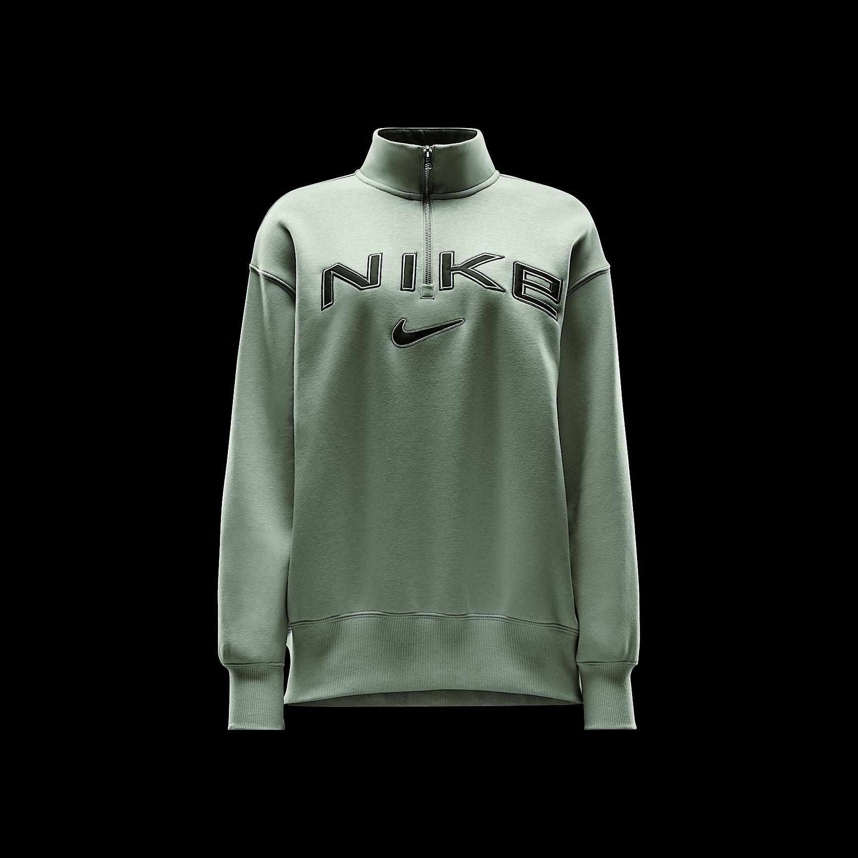Nike Sportswear Phoenix Fleece Women's Oversized 1/4-Zip Logo Top Product Image