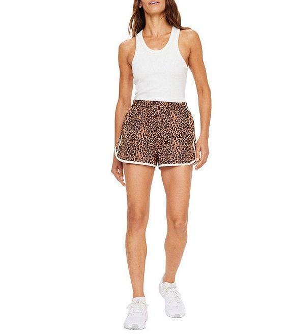 The Upside Spirit Leopard Print Opal Run Shorts Product Image