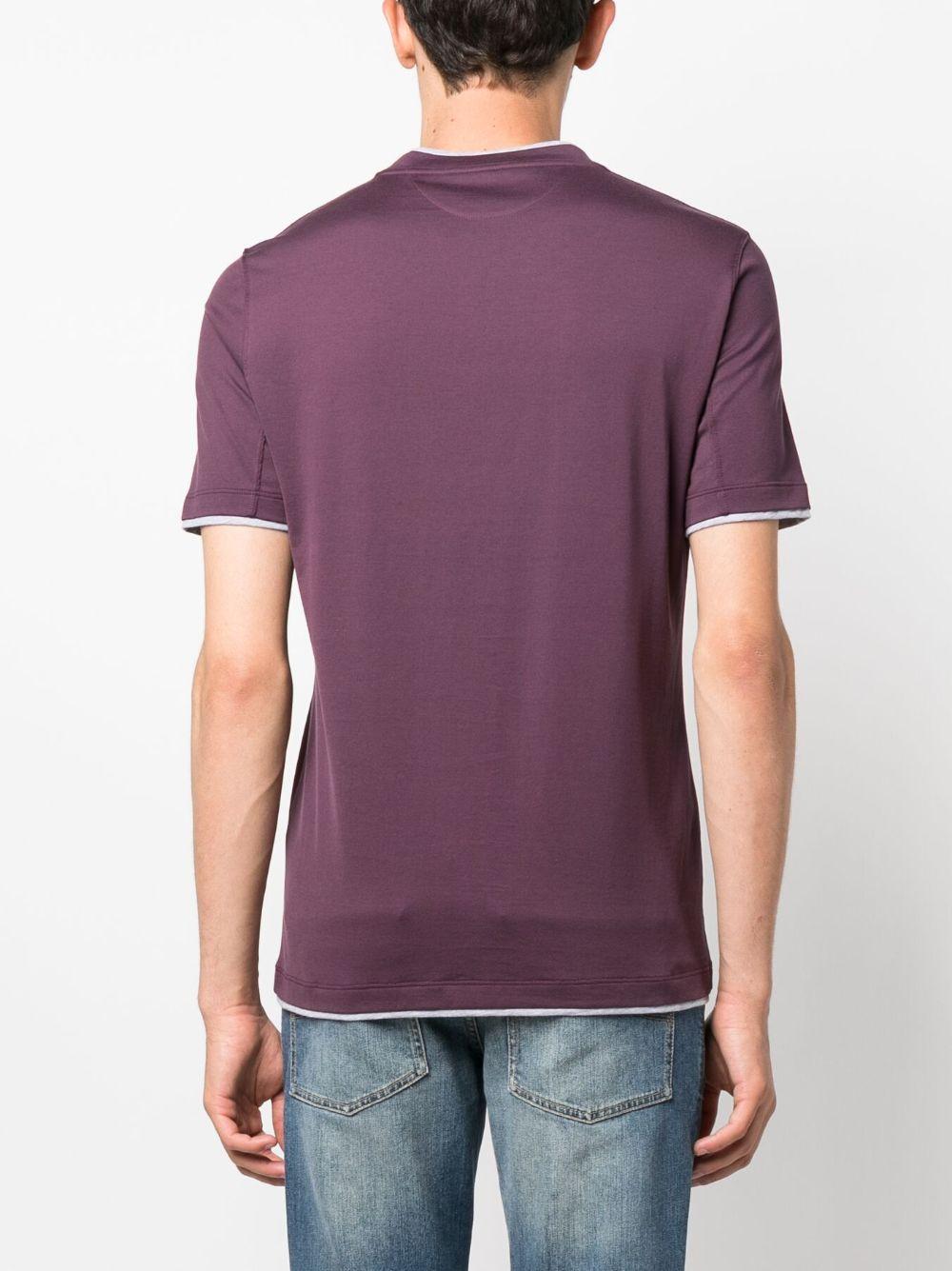 crew-neck cotton T-shirt Product Image