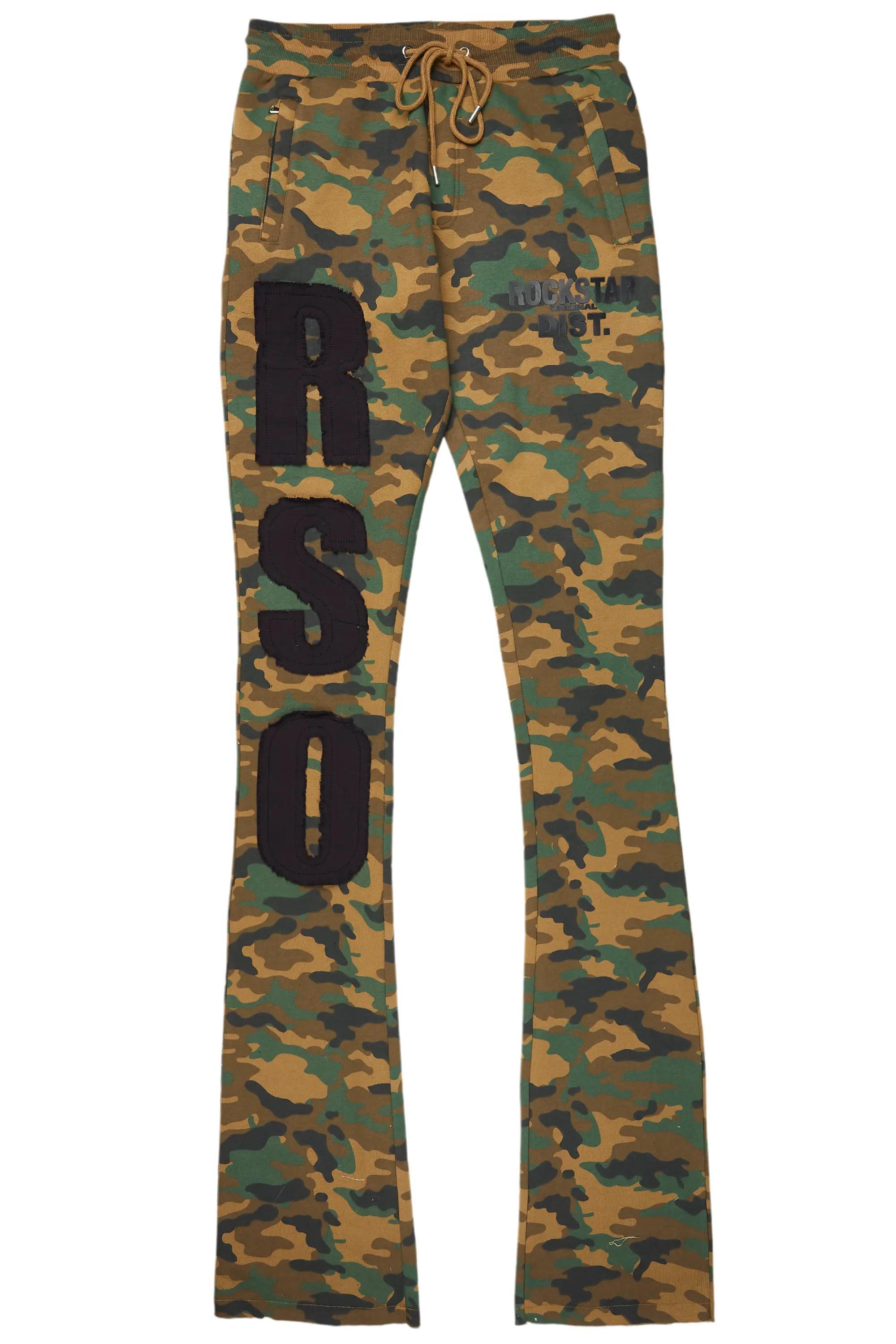 Bansi Faded Camo Super Stacked Trackpant Male Product Image