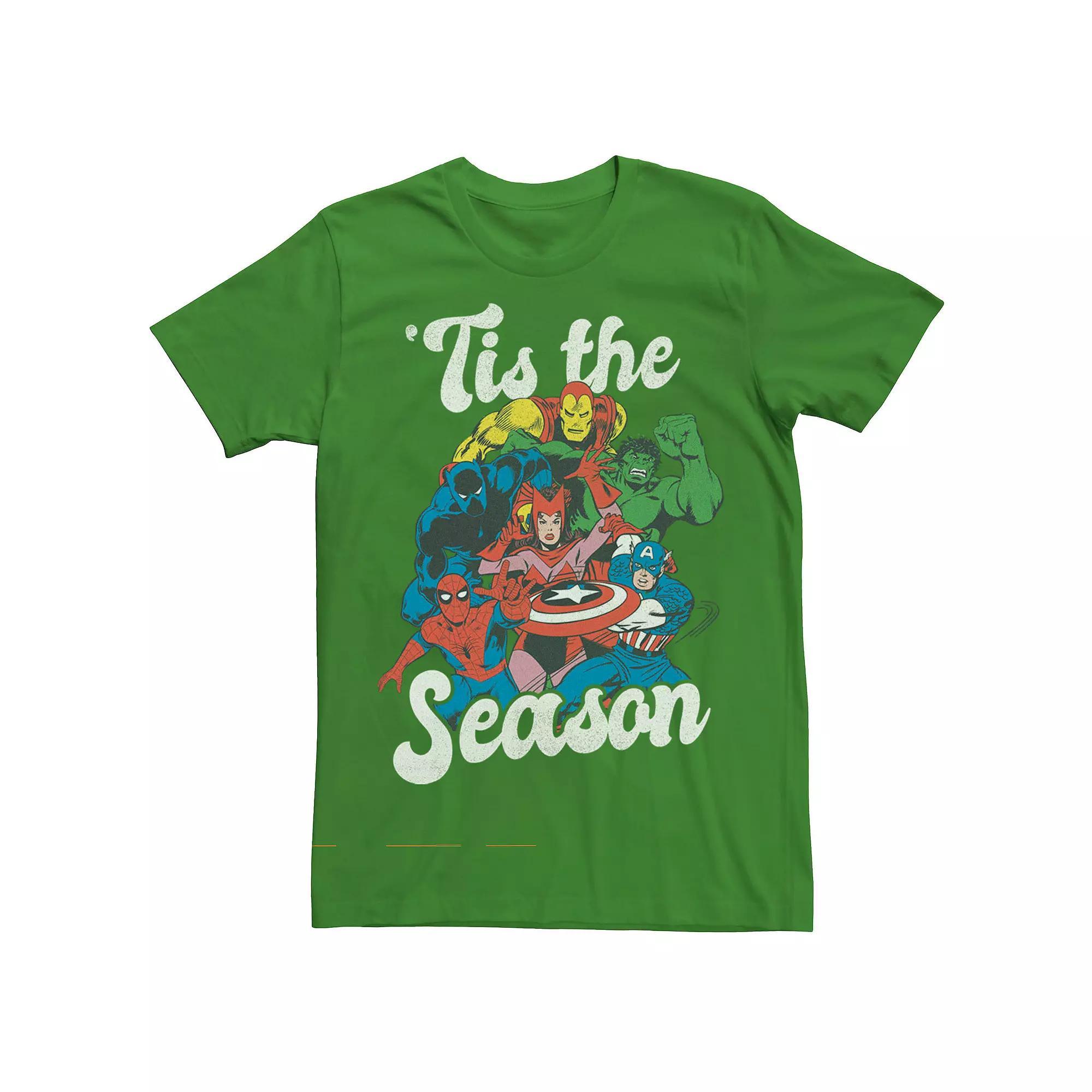 Men's The Avengers Holiday Squad 'Tis The Season Graphic Tee,  Product Image