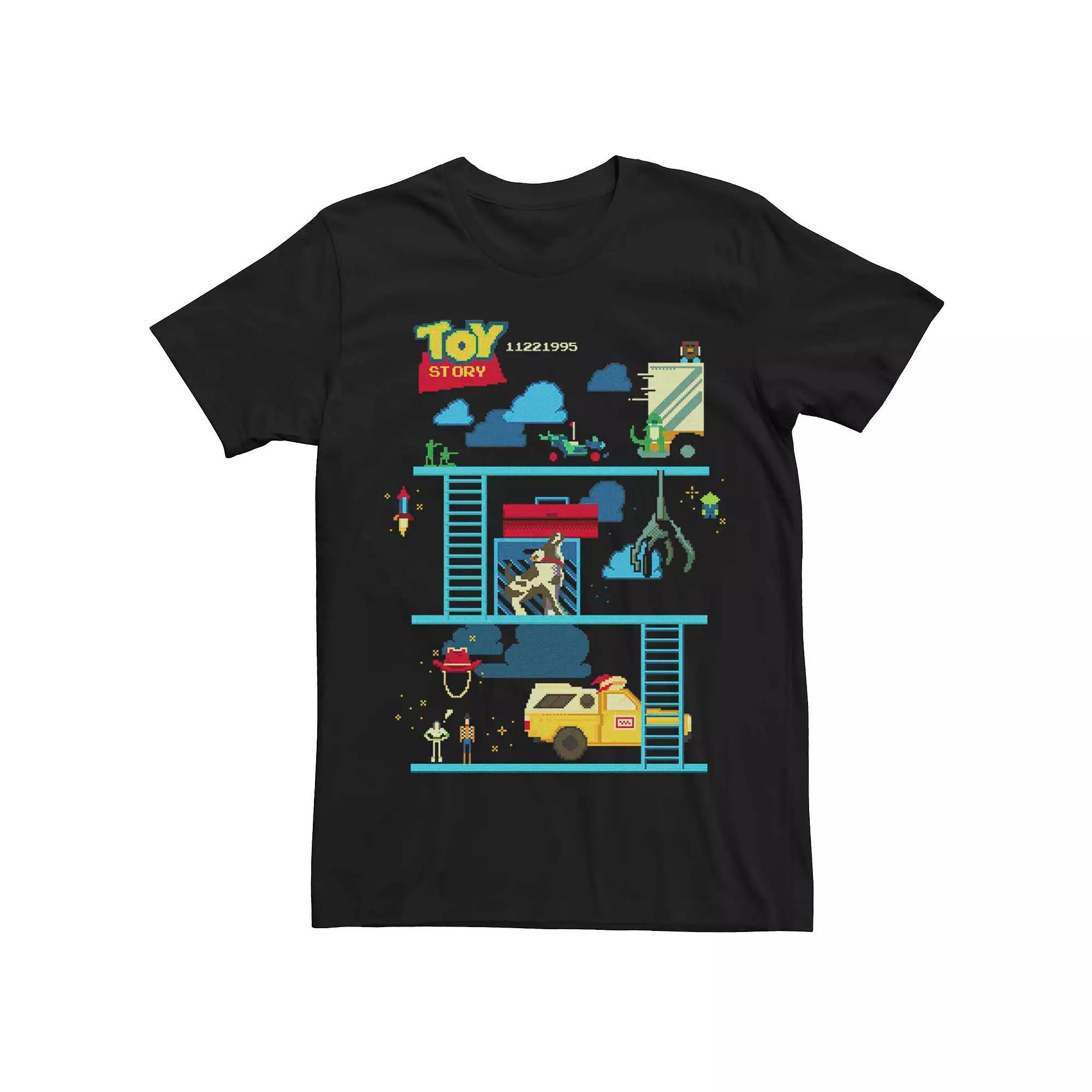 Men's Disney Pixar Toy Story 8-Bit Retro Game Tee,  Product Image