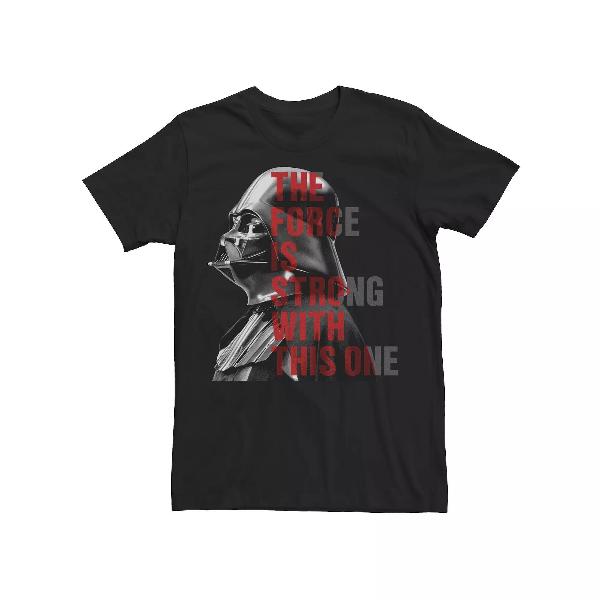 Men's Star Wars Darth Vader "Force is Strong" Graphic Tee,  Product Image