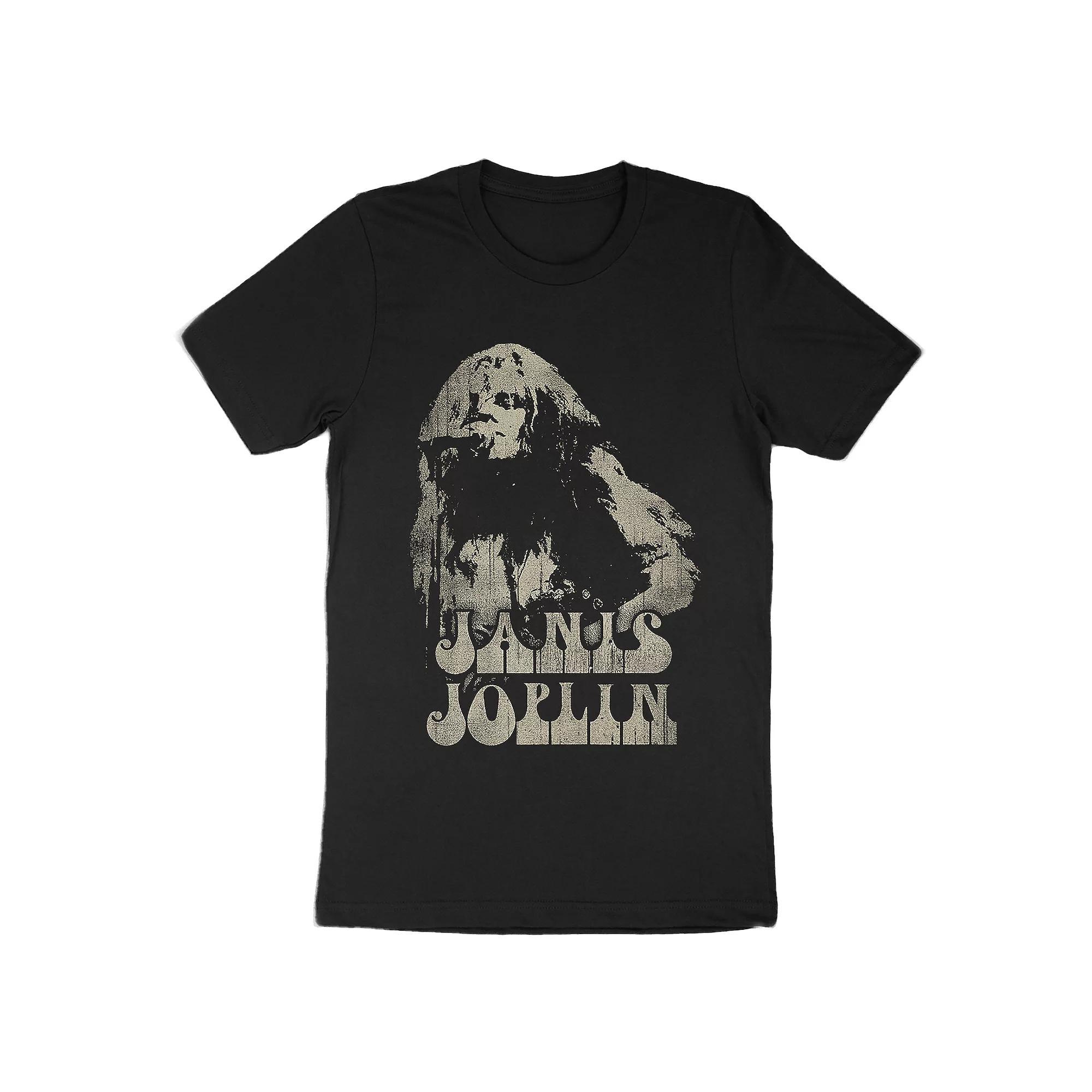 Mens Janis Joplin Singing Tee Product Image