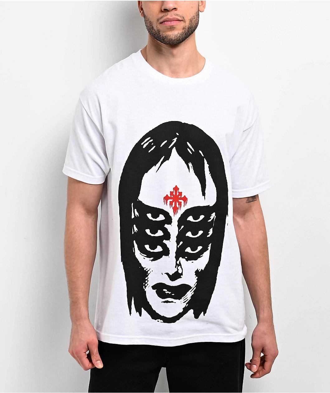 Disorder Triple Eyez White T-Shirt Product Image