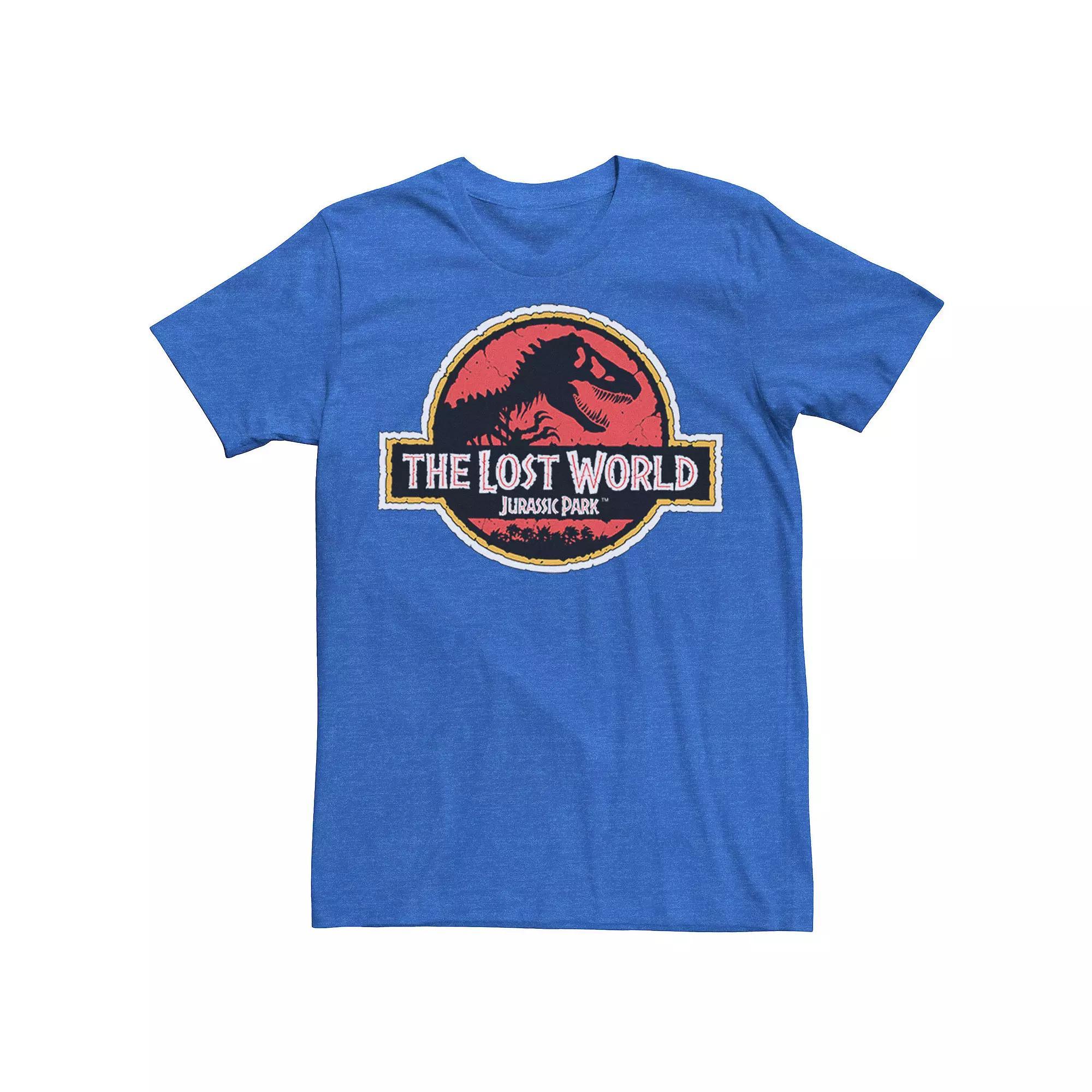 Men's Jurassic Park The Lost World Movie Logo Tee, Size: XXL, Silver Product Image