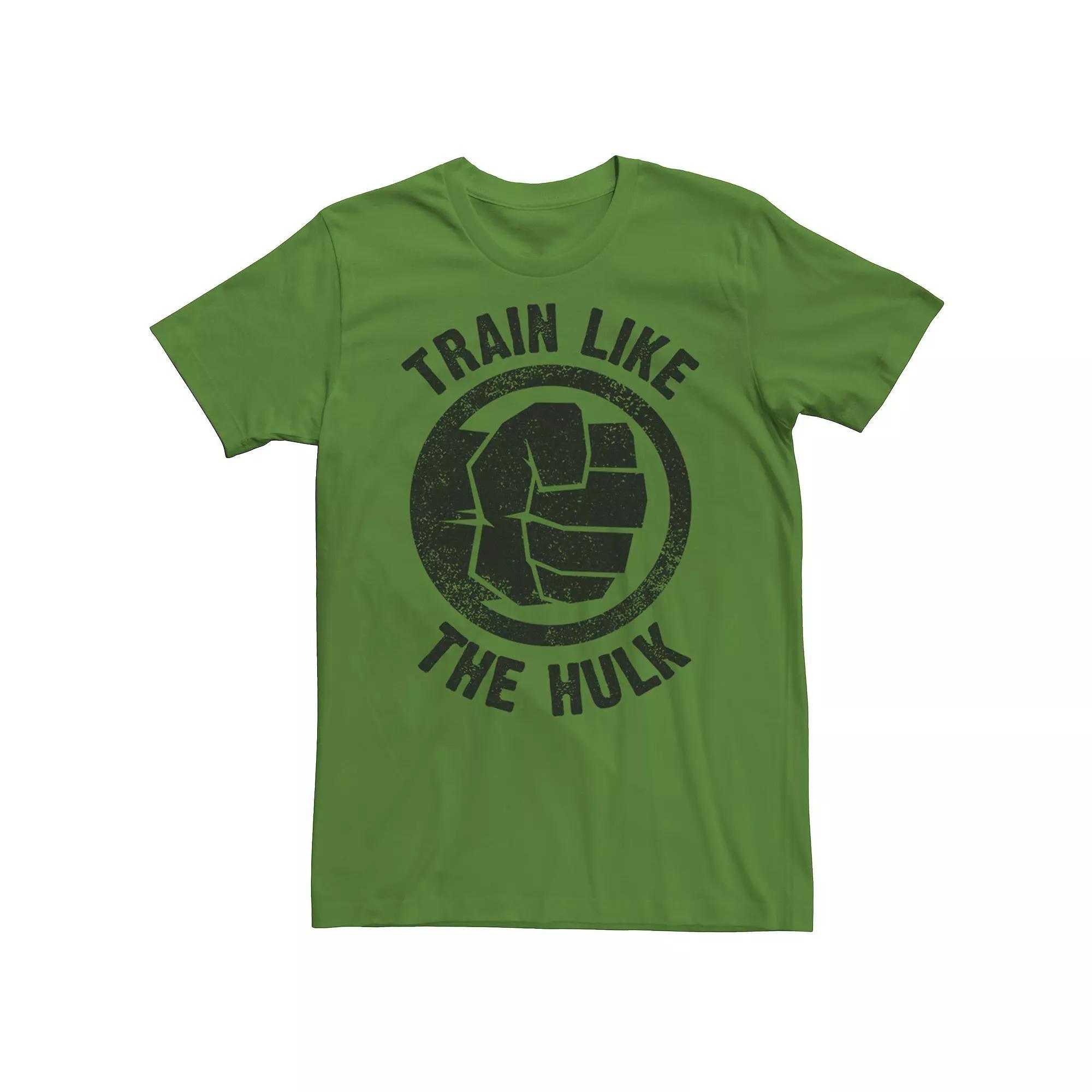 Men's Marvel Train Like The Hulk Emblem Tee, Size: XXL, Kelly Product Image