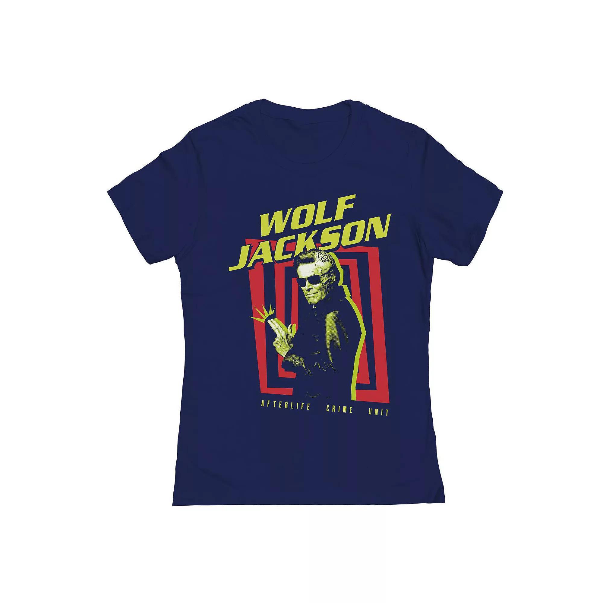 Junior's Wolf Jackson Beetlejuice Graphic Tee, Women's,  Product Image