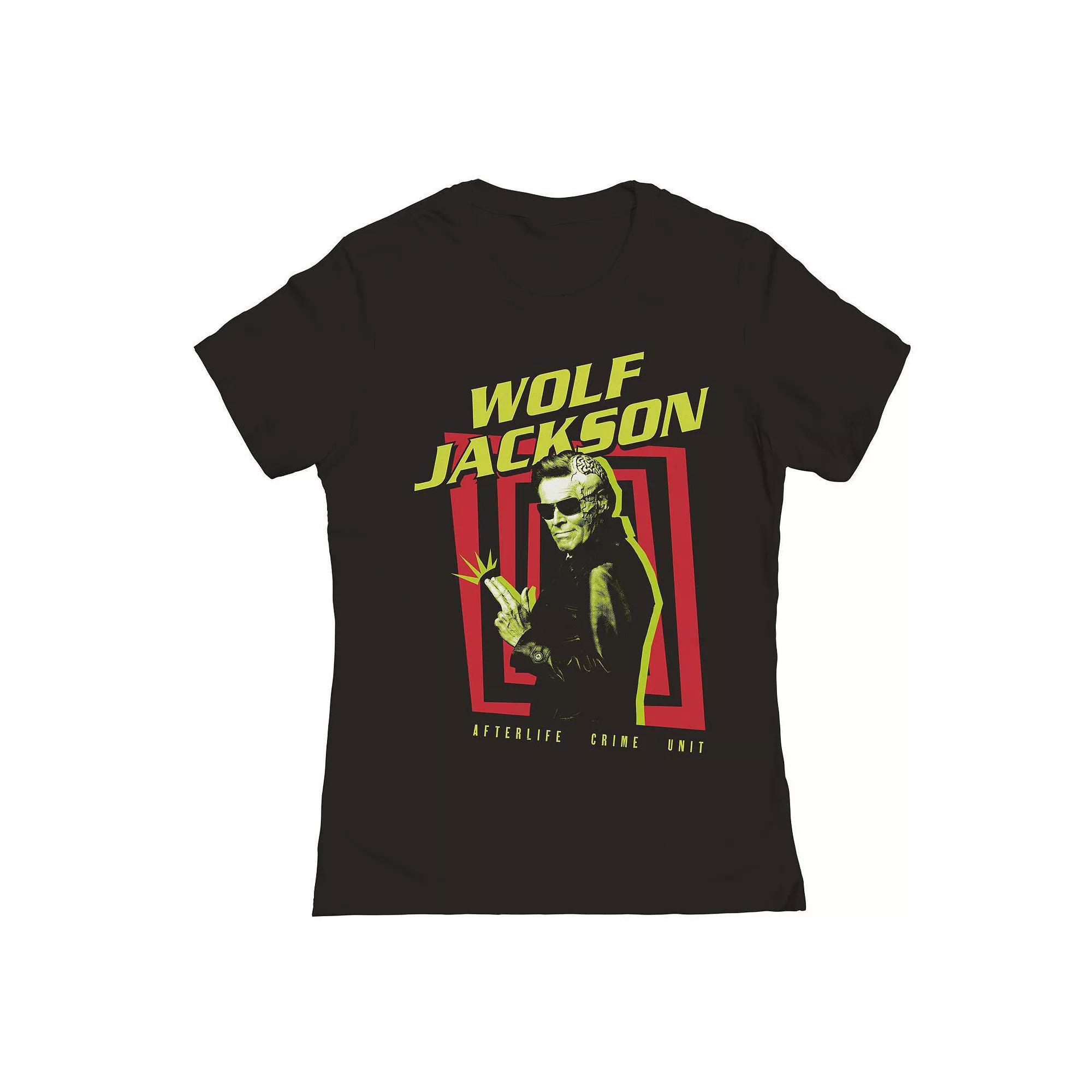 Junior's Wolf Jackson Beetlejuice Graphic Tee, Women's,  Product Image