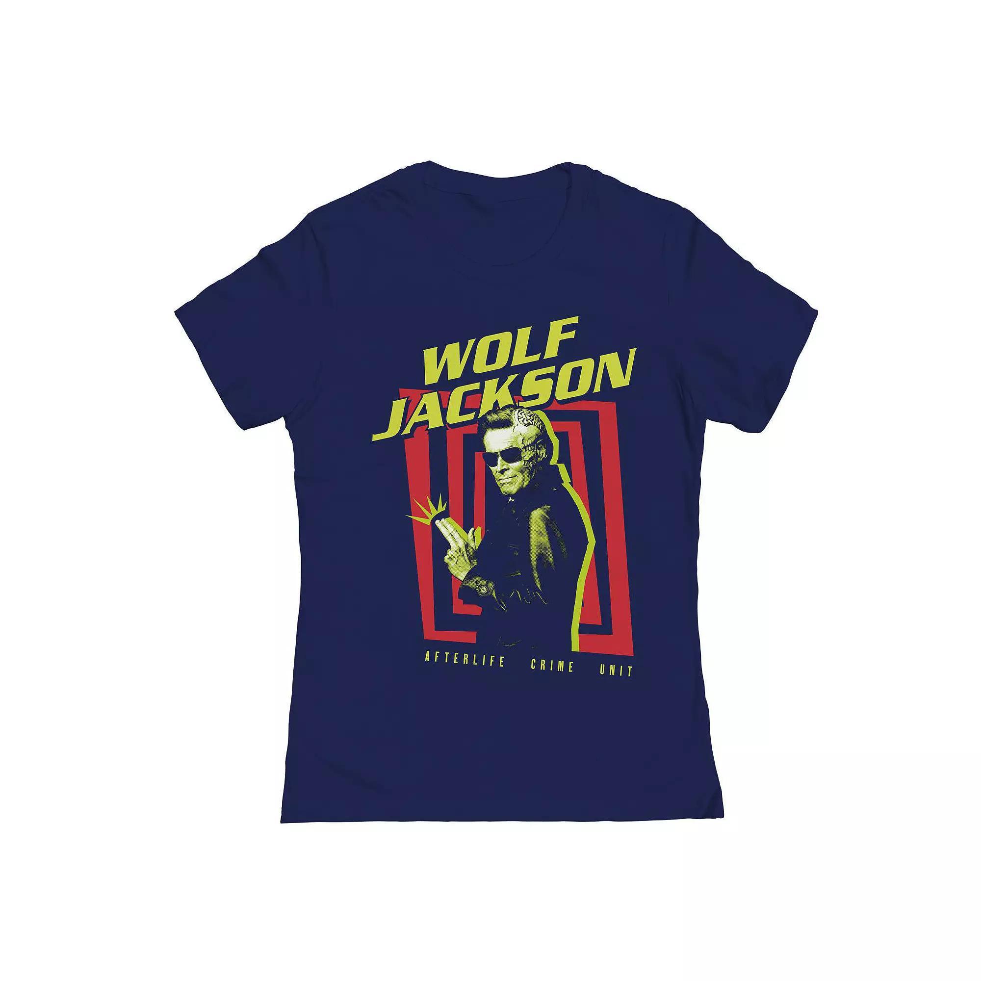 Junior's Wolf Jackson Beetlejuice Graphic Tee, Women's,  Product Image