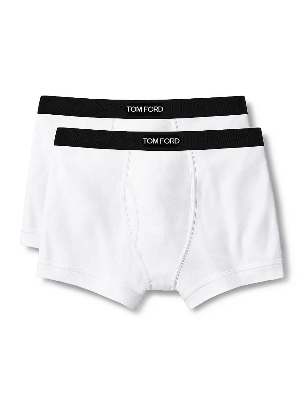 Mens 2-Pack Solid Jersey Boxer Briefs Product Image