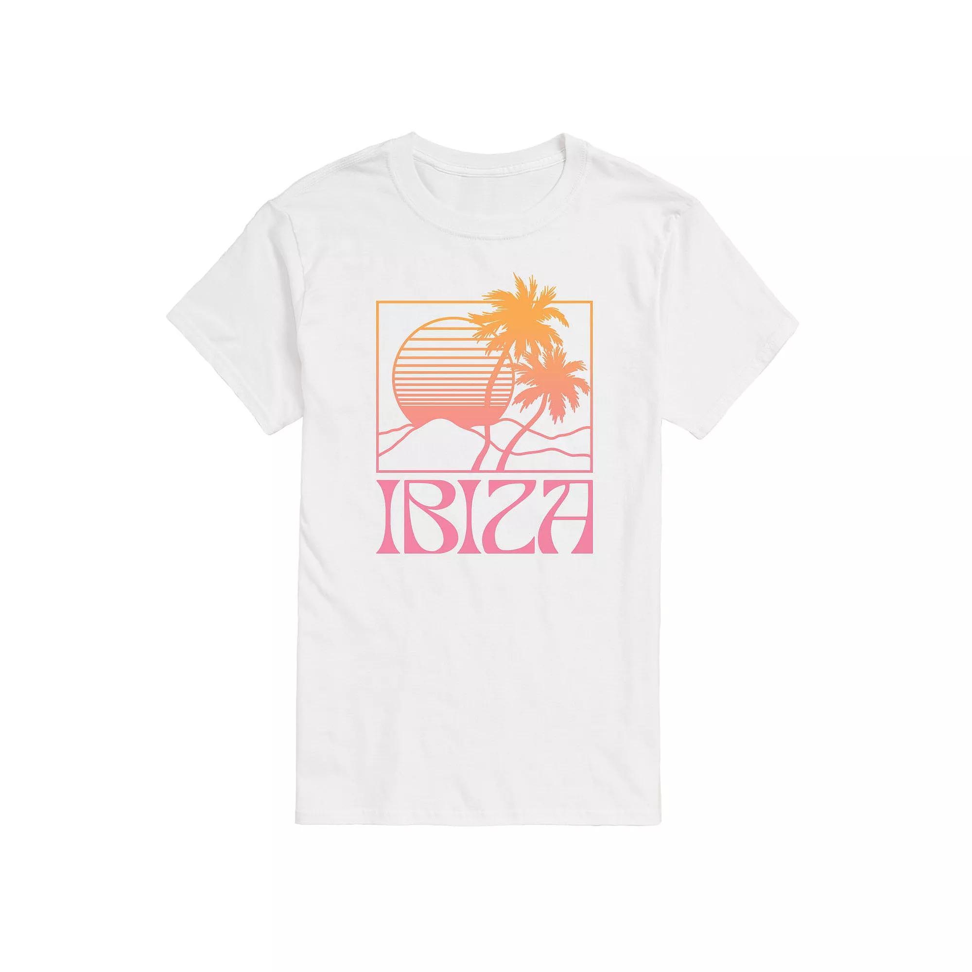 Men's Ibiza Sun Palms Graphic Tee,  Product Image