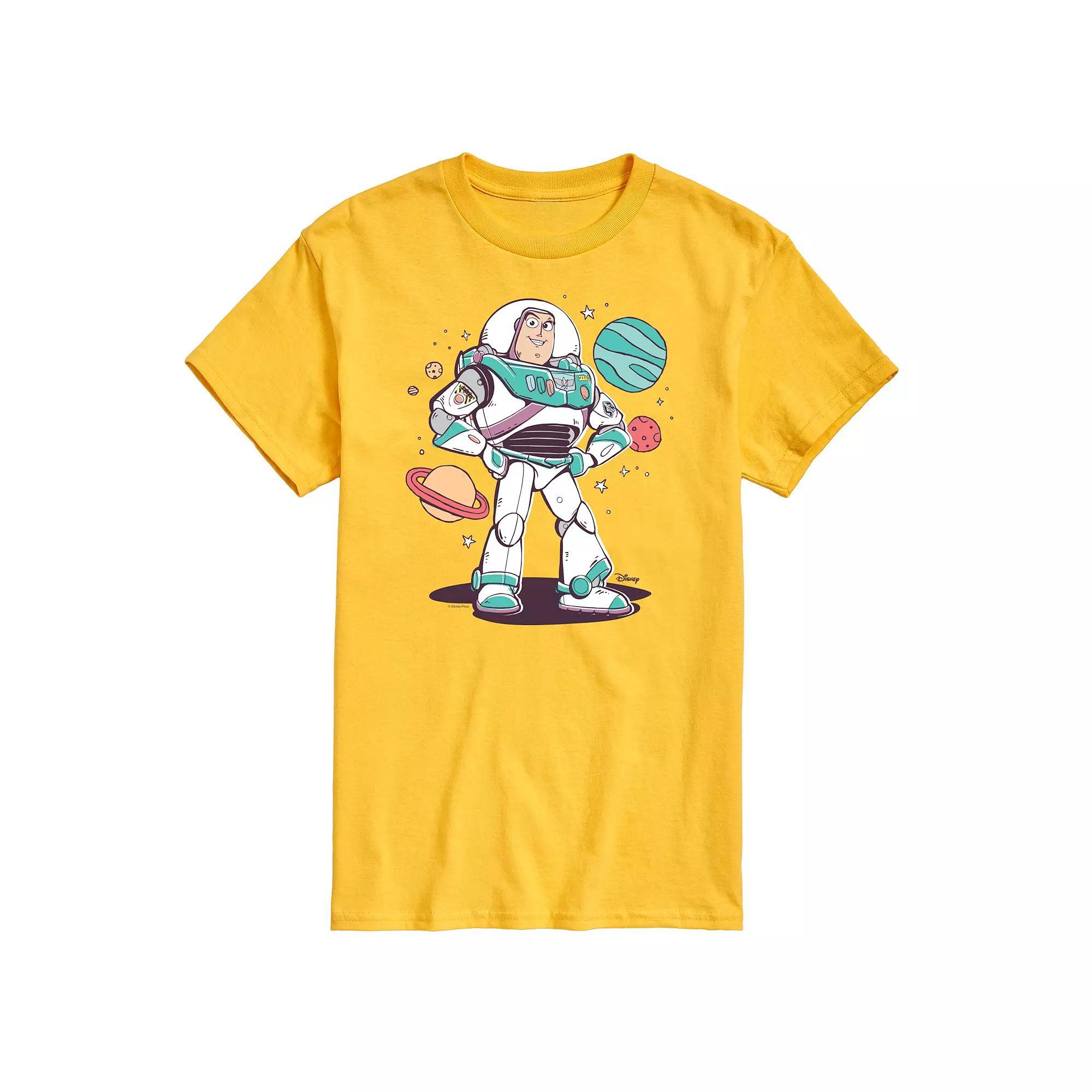 Disney / Pixar's Toy Story 4 Men's Buzz and Planets Graphic Tee,  Product Image