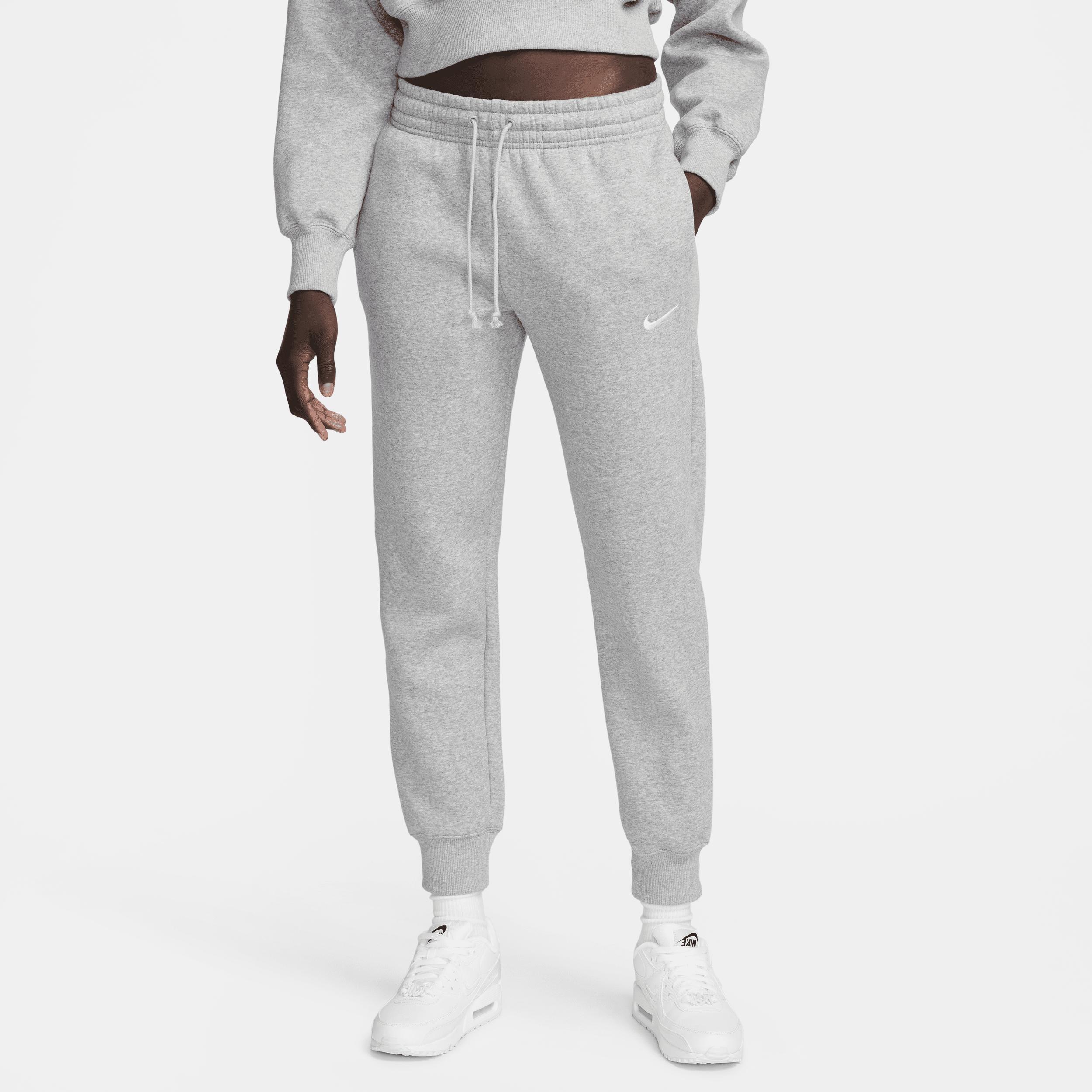 Womens Nike Sportswear Phoenix Fleece Mid-Rise Sweatpants | FZ7626-063 Product Image