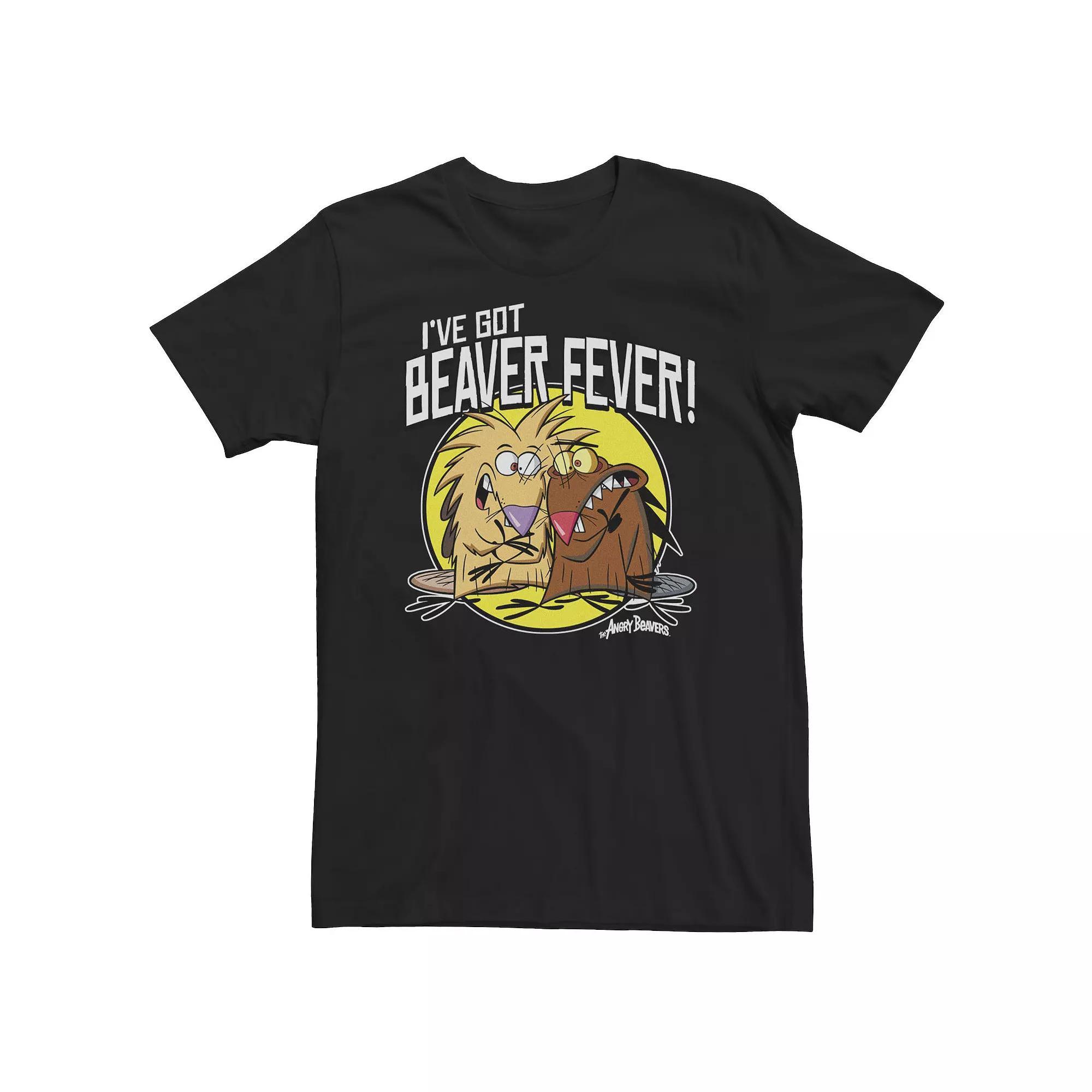 Big & Tall Nickelodeon Angry Bevers I've Got Bever Fever Tee, Men's,  Product Image