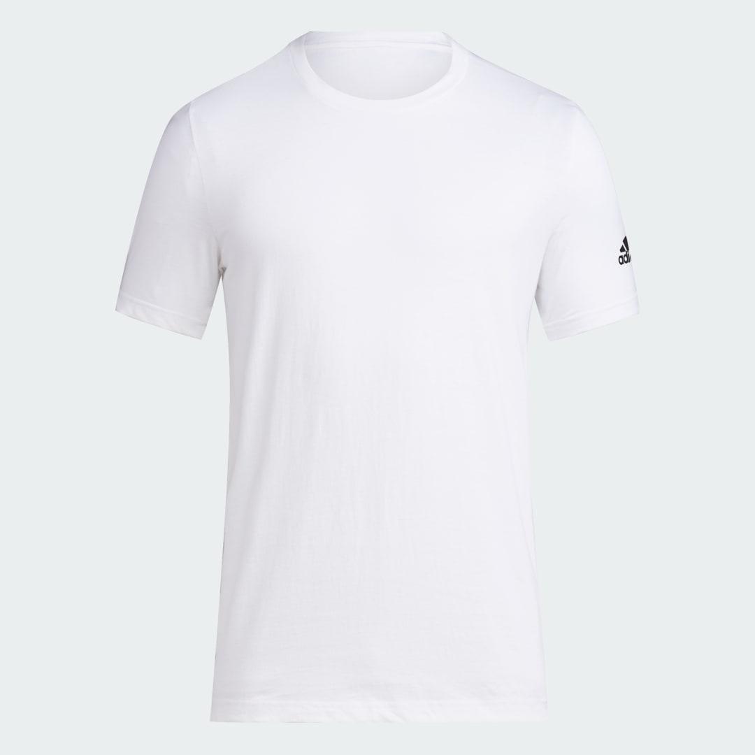 adidas Clima Tech Tee White S Mens Product Image