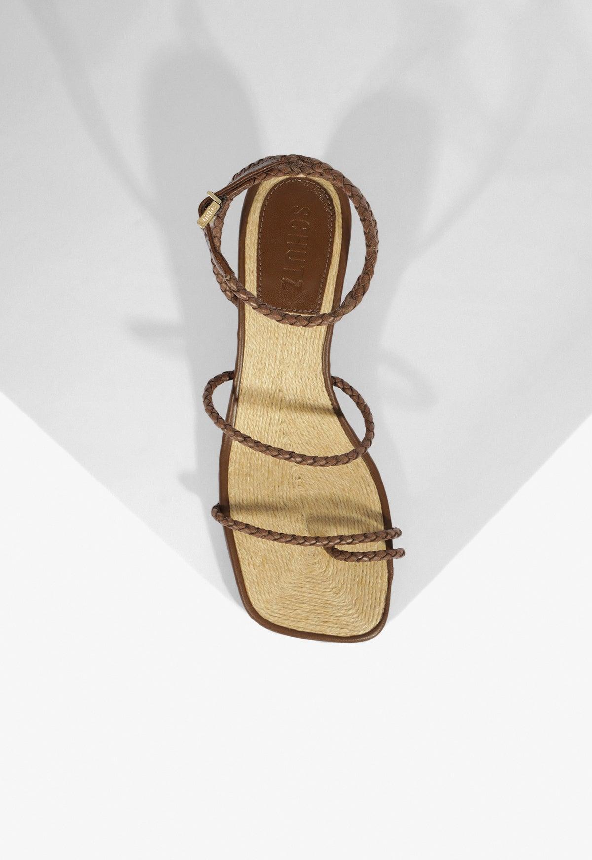 Kaya Straw Mid Sandal Product Image