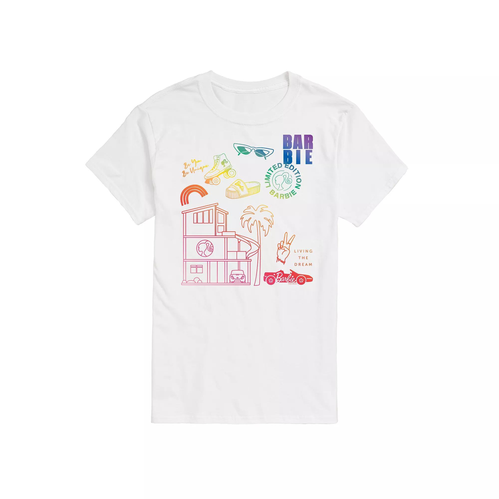 Men's Barbie Pride Icons Graphic Tee,  Product Image