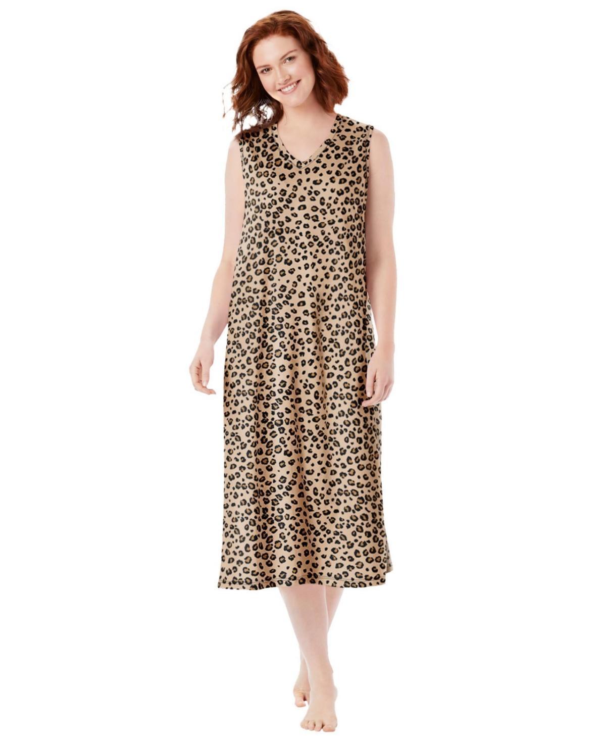 Dreams & Co. Womens Long Sleeveless Sleepshirt Product Image