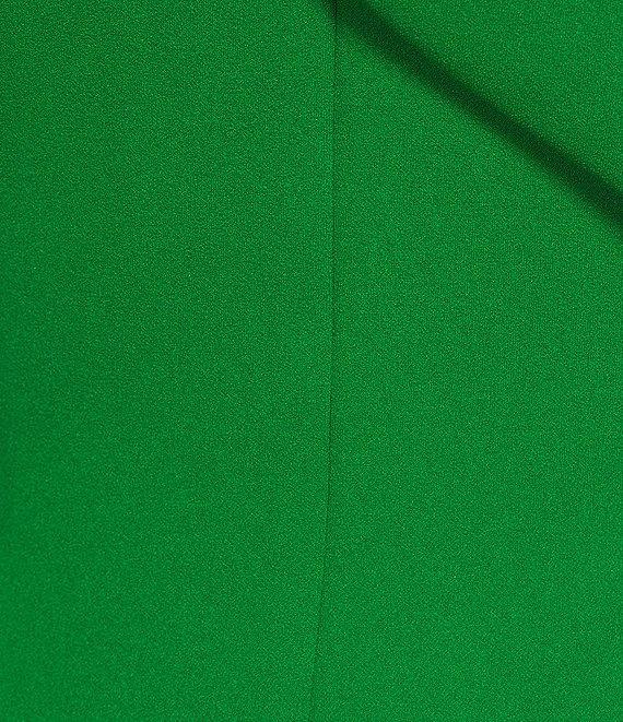 Adrianna Papell Stretch Crepe Bow One Shoulder Mermaid Gown Product Image