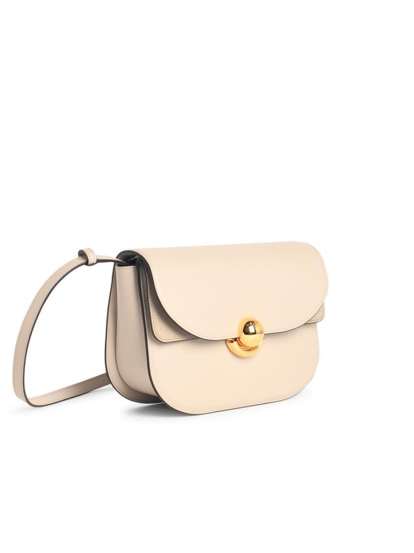 FURLA 'sfera' Leather Crossbody Bag In Neutrals Product Image