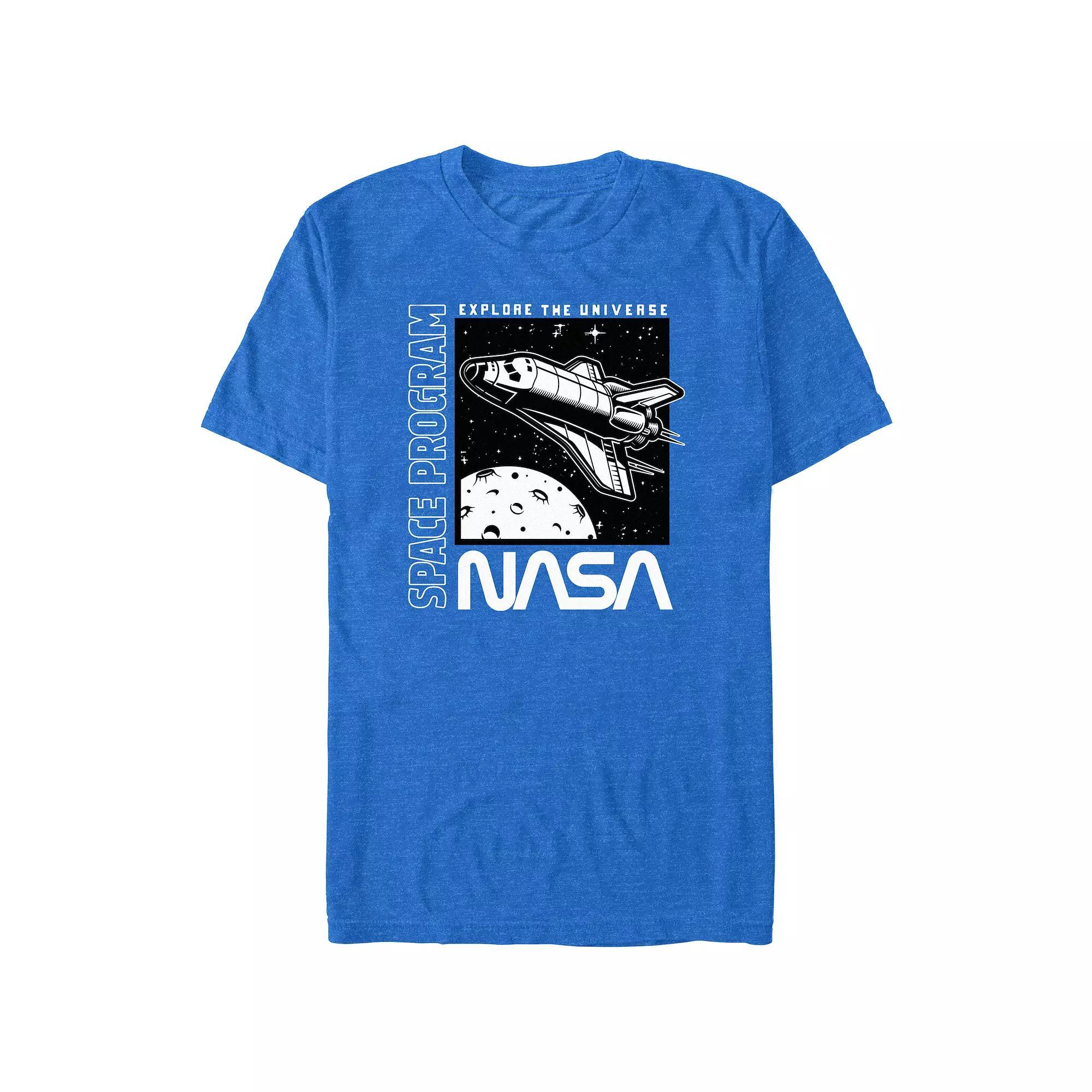 Big & Tall Nasa Space Program Graphic Tee, Men's,  Product Image