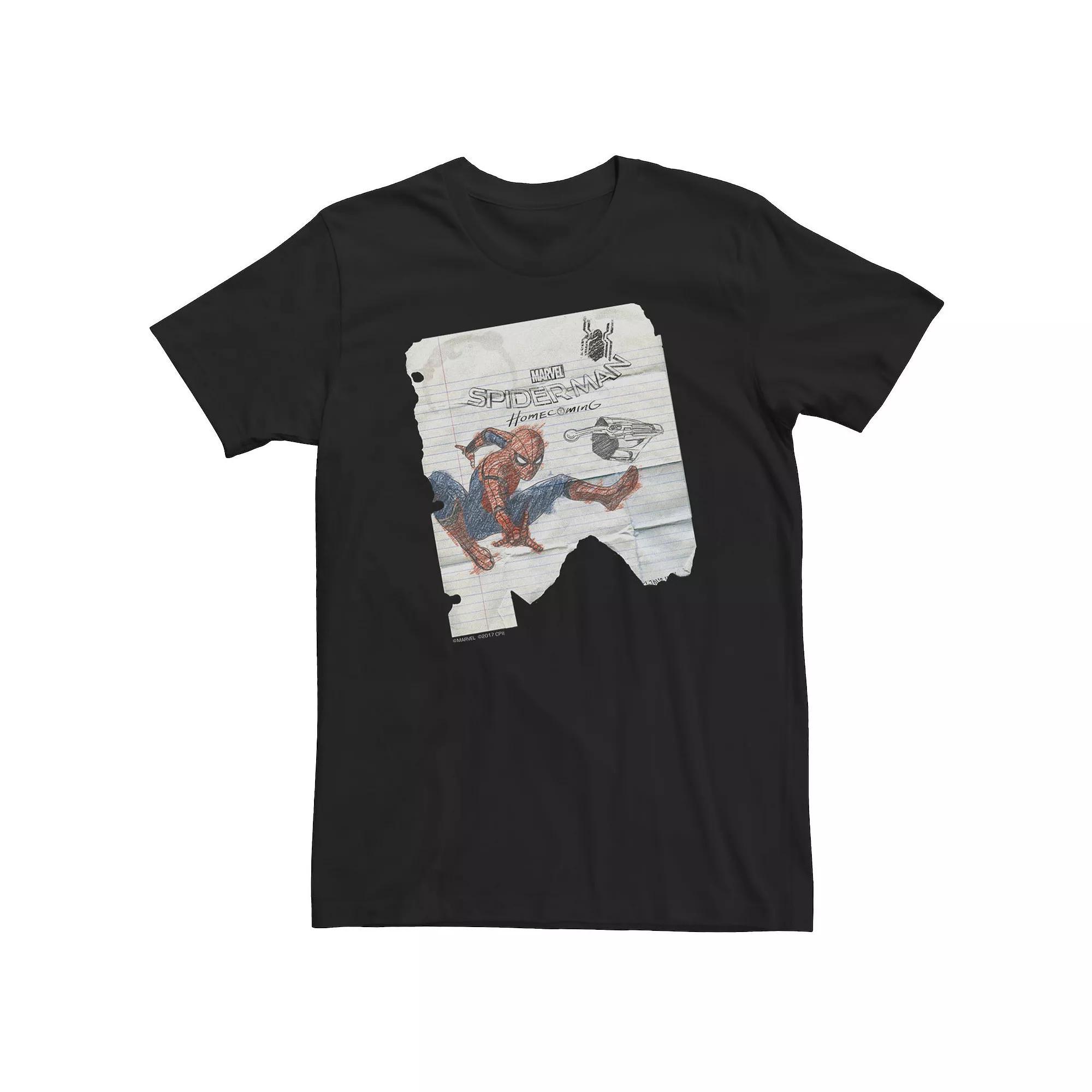 Big & Tall Marvel Spider-Man Homecoming Doodle Product Image