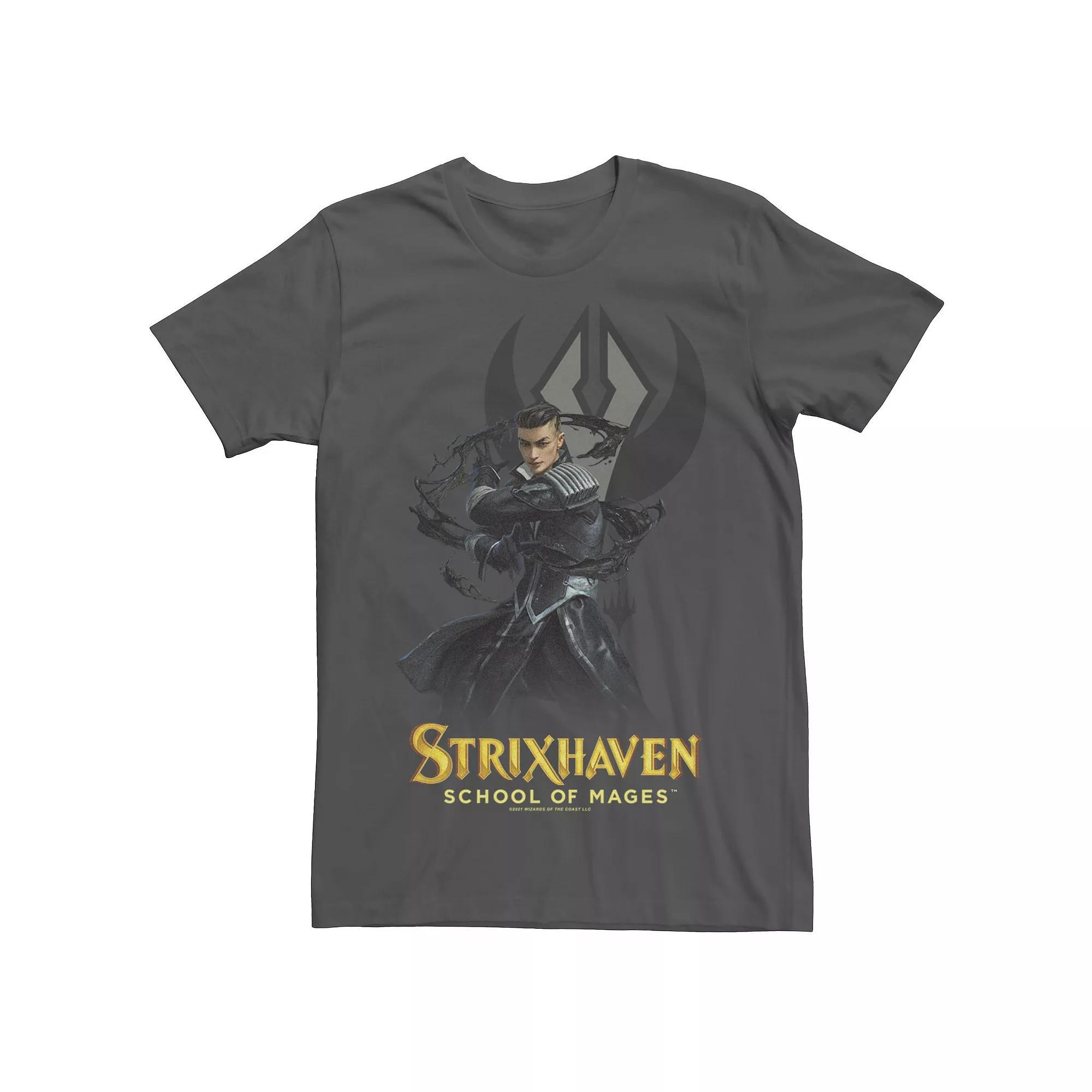 Men's Magic The Gathering Strixhaven The School Of Mages Portrait Tee, Size: Medium, Grey Product Image