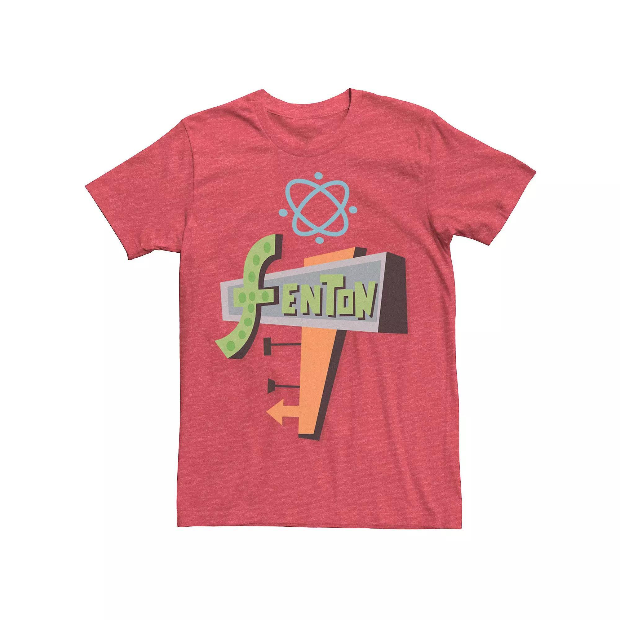 Men's Nickelodeon Danny Phantom Fenton Science Logo Tee, Size: XXL, Red Product Image