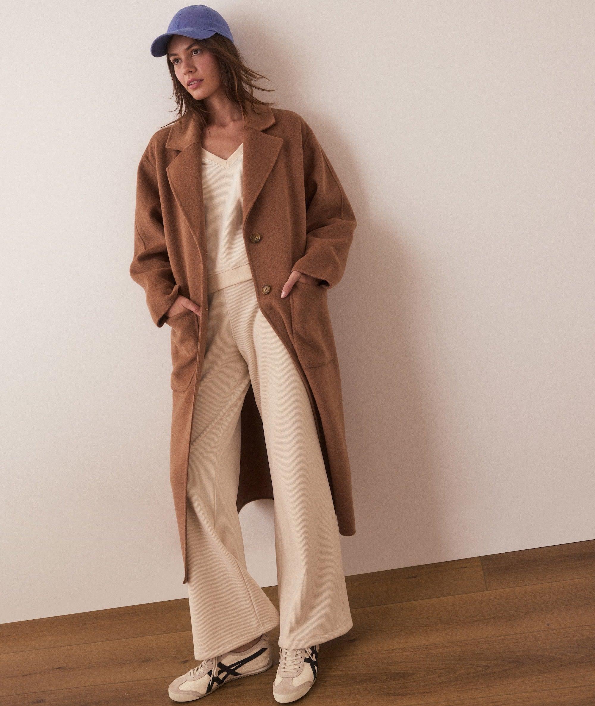 Cord Velour Wide Leg Pant Product Image