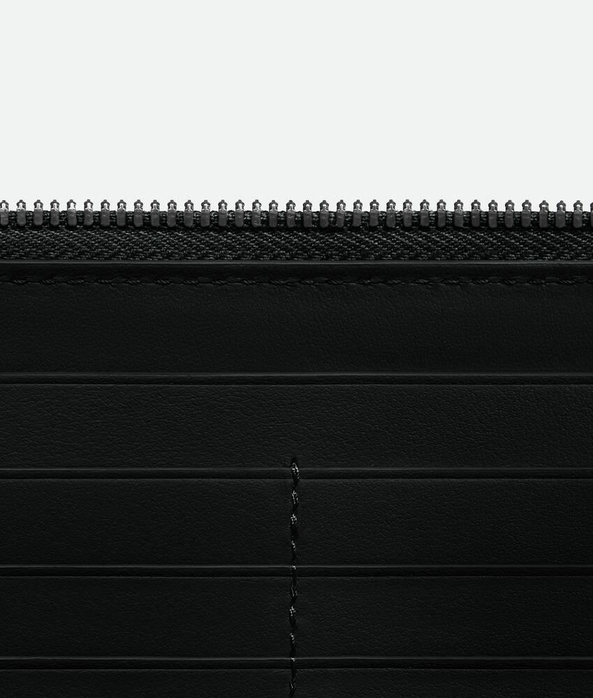 Men's Cassette Zip Around Wallet in Black Product Image