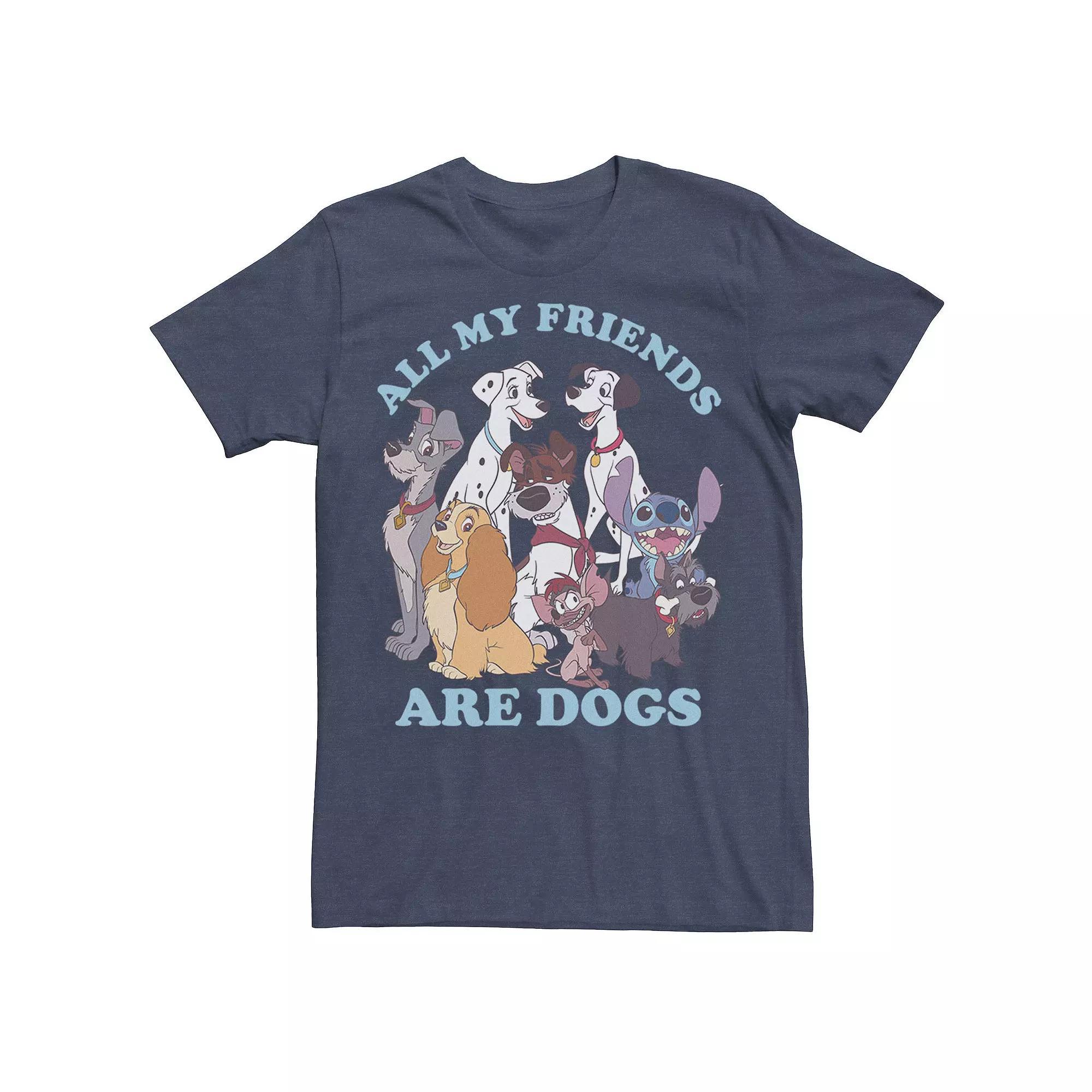 Disney's Dog Friends Group Shot Men's Graphic Tee,  Product Image
