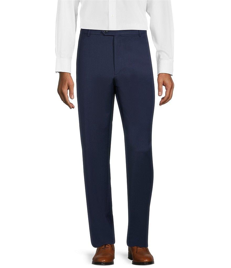 Tre Vero Modern Fit Flat Front Performance Dress Pants Product Image