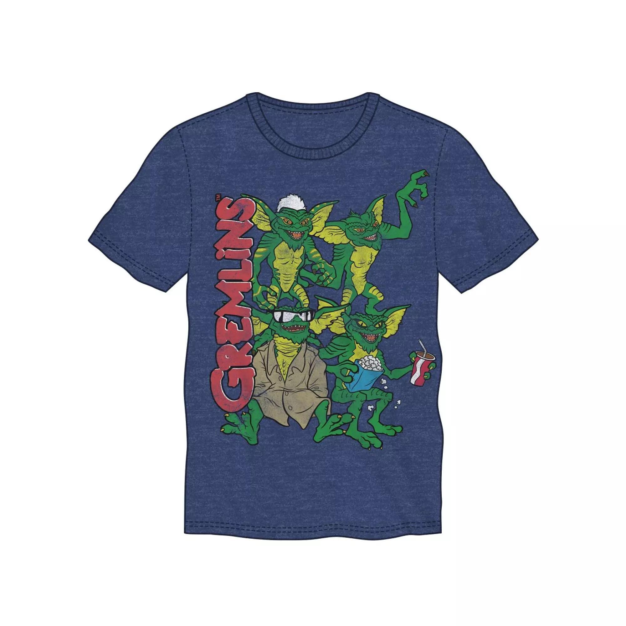 Men's Gremlins Group Short Sleeve Graphic Tee, Size: Small, Blue Product Image