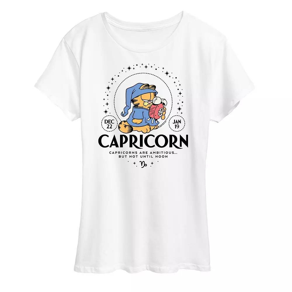 Plus Garfield Capricorn Graphic Tee, Women's,  Product Image