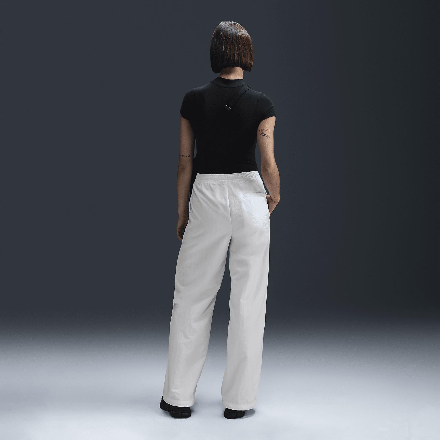 Womens Nike Sportswear Everything Wovens Mid-Rise Open-Hem Pants | FQ3588-338 Product Image