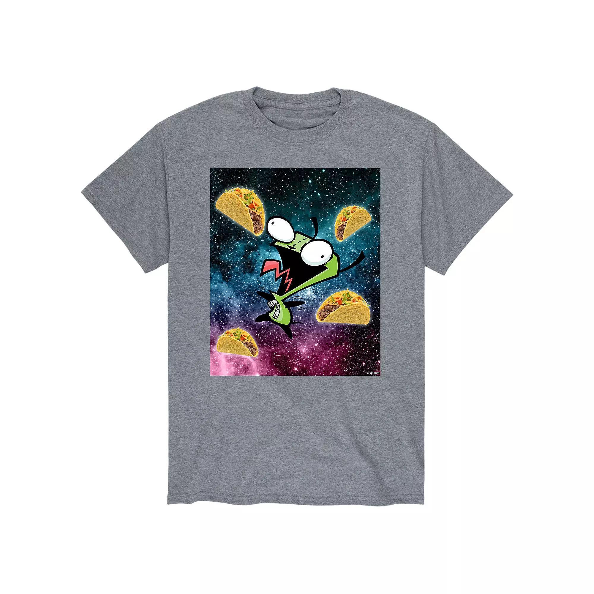 Men's Invader Zim Gir Space Tacos Tee, Size: Medium, Gray Product Image