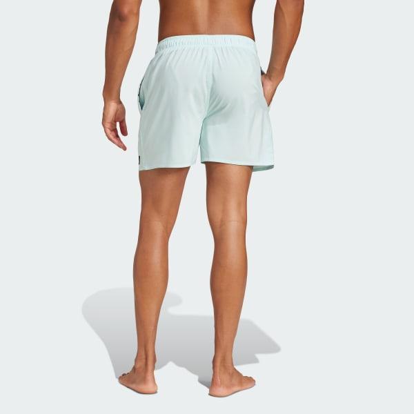 adidas Solid CLX Short-Length Swim Shorts Pure Ruby M Mens Product Image