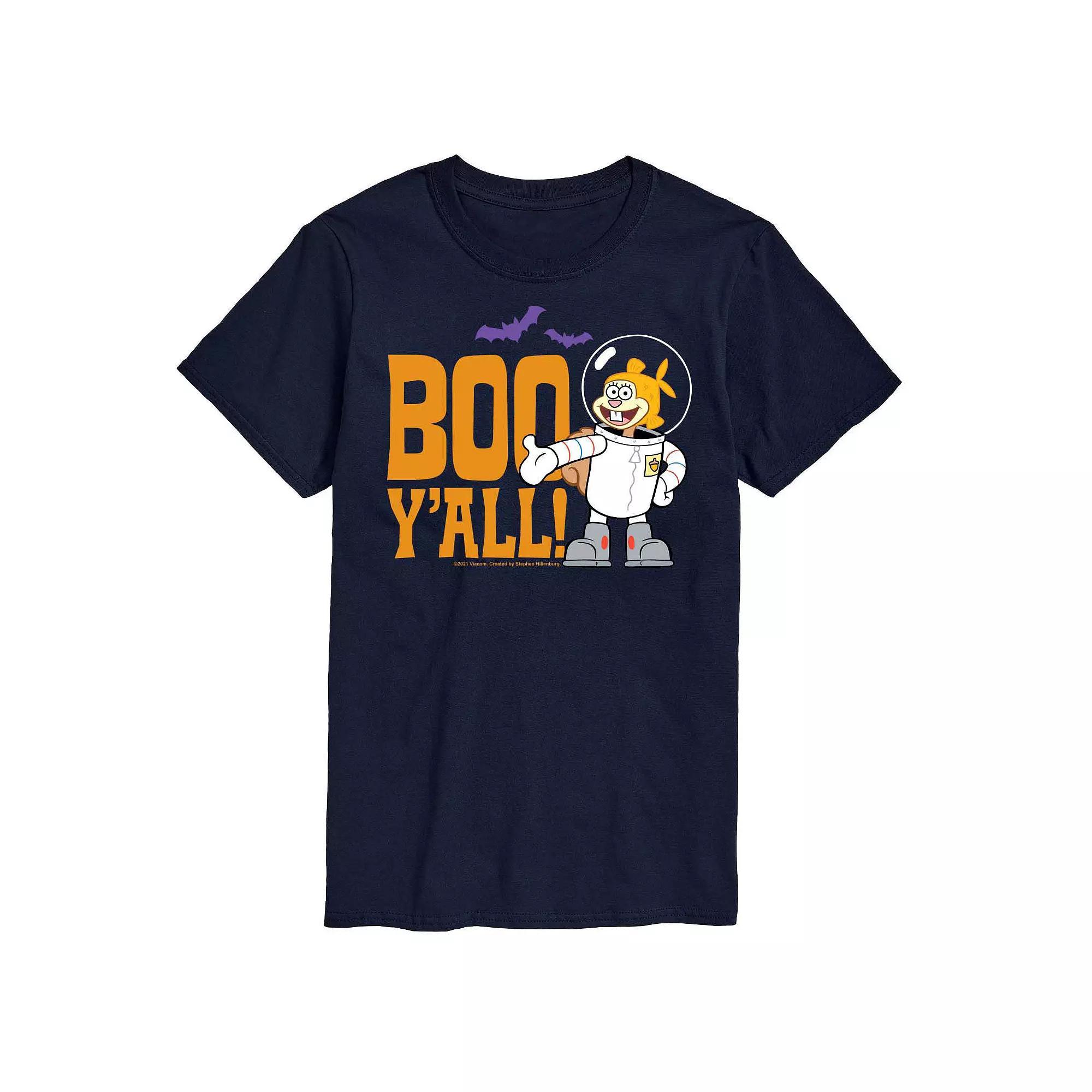 Men's SpongeBob SquarePants Boo Yall Tee, Size: Large, Blue Product Image