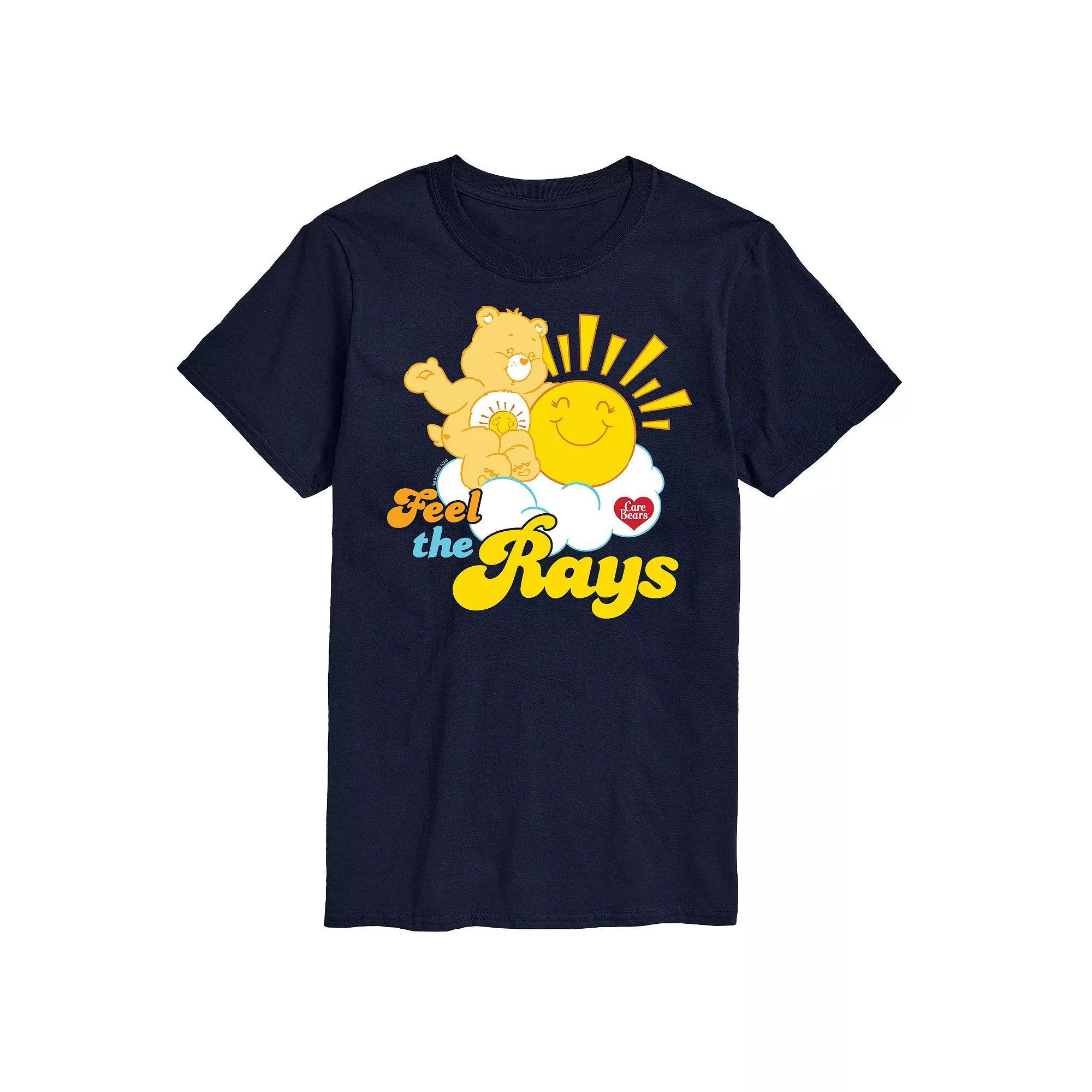 Big & Tall Care Bears Feel The Rays Graphic Tee, Men's,  Product Image