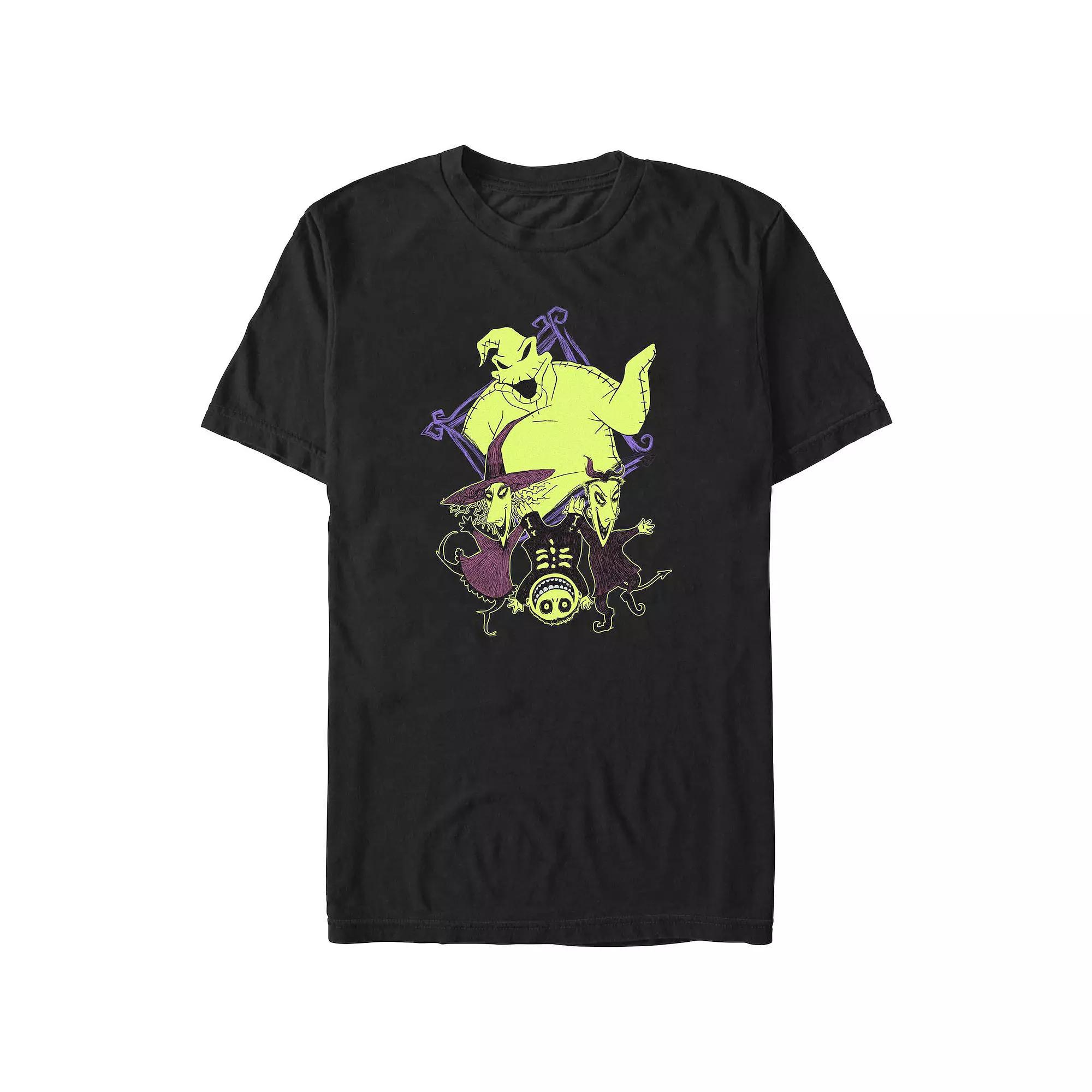 Disney's The Nightmare Before Christmas Oogie Boogie Gang Graphic Tee, Men's, Size: XL, Black Product Image