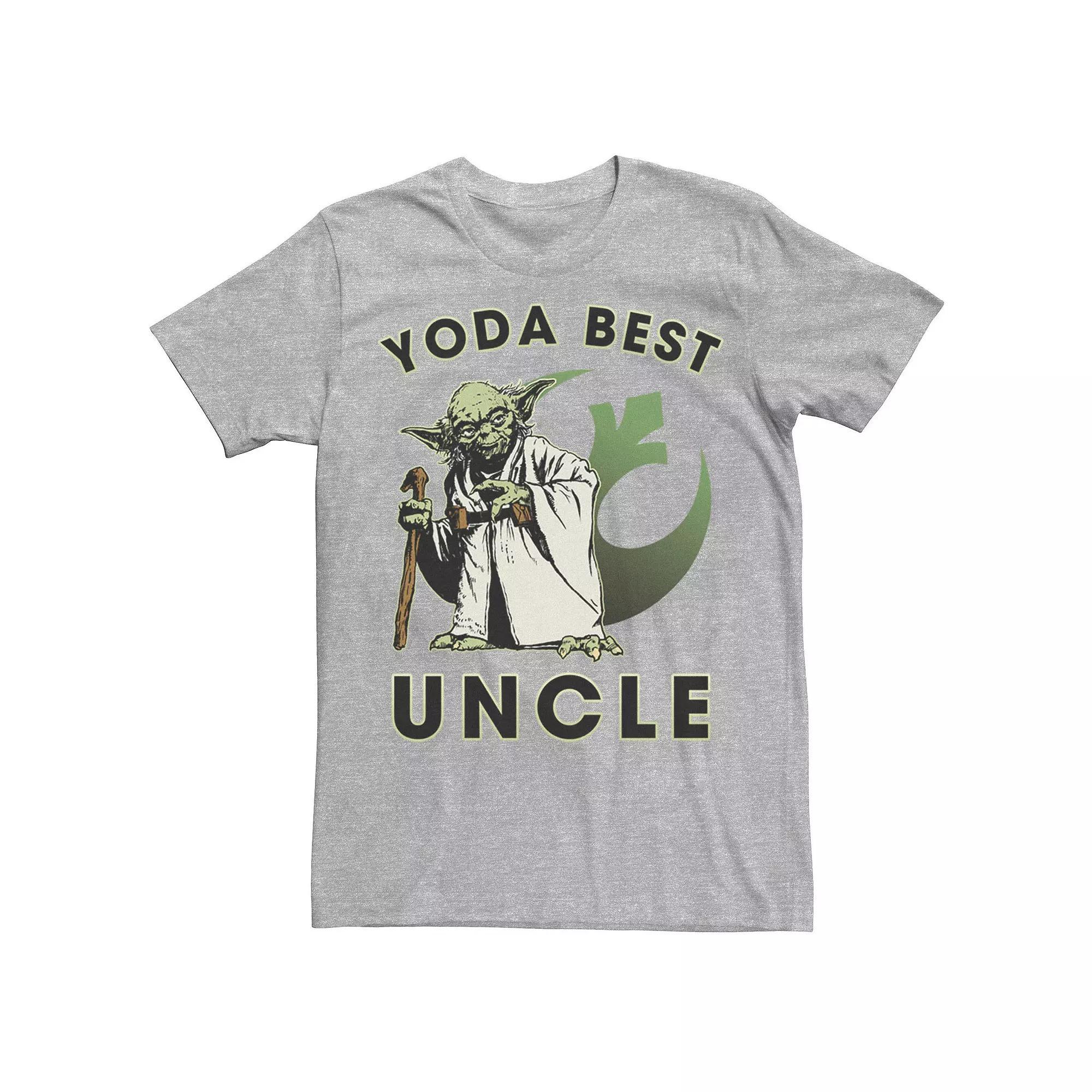 Men's Star Wars "Yoda Best Uncle" Rebel Logo Tee,  Product Image